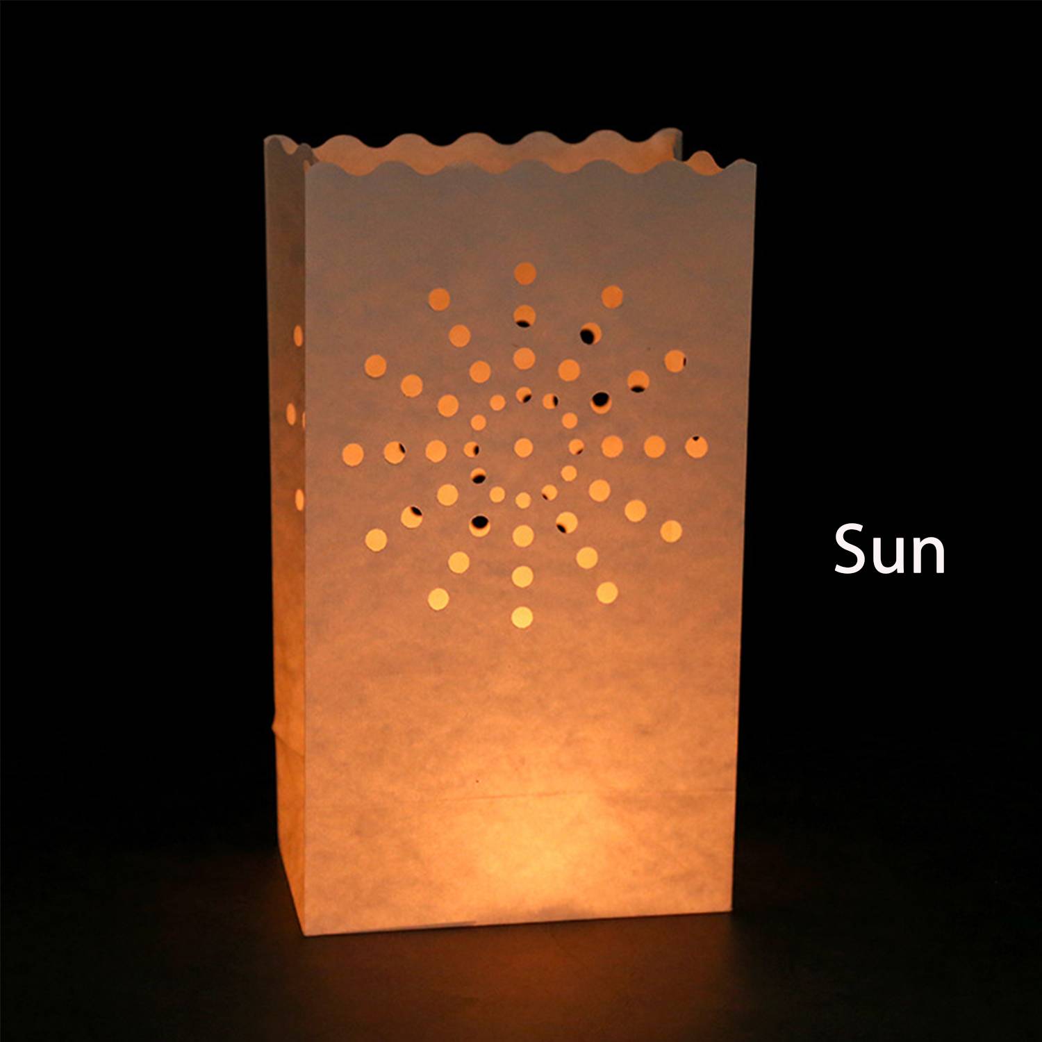 Paper Luminary Candle Lantern Bag 6