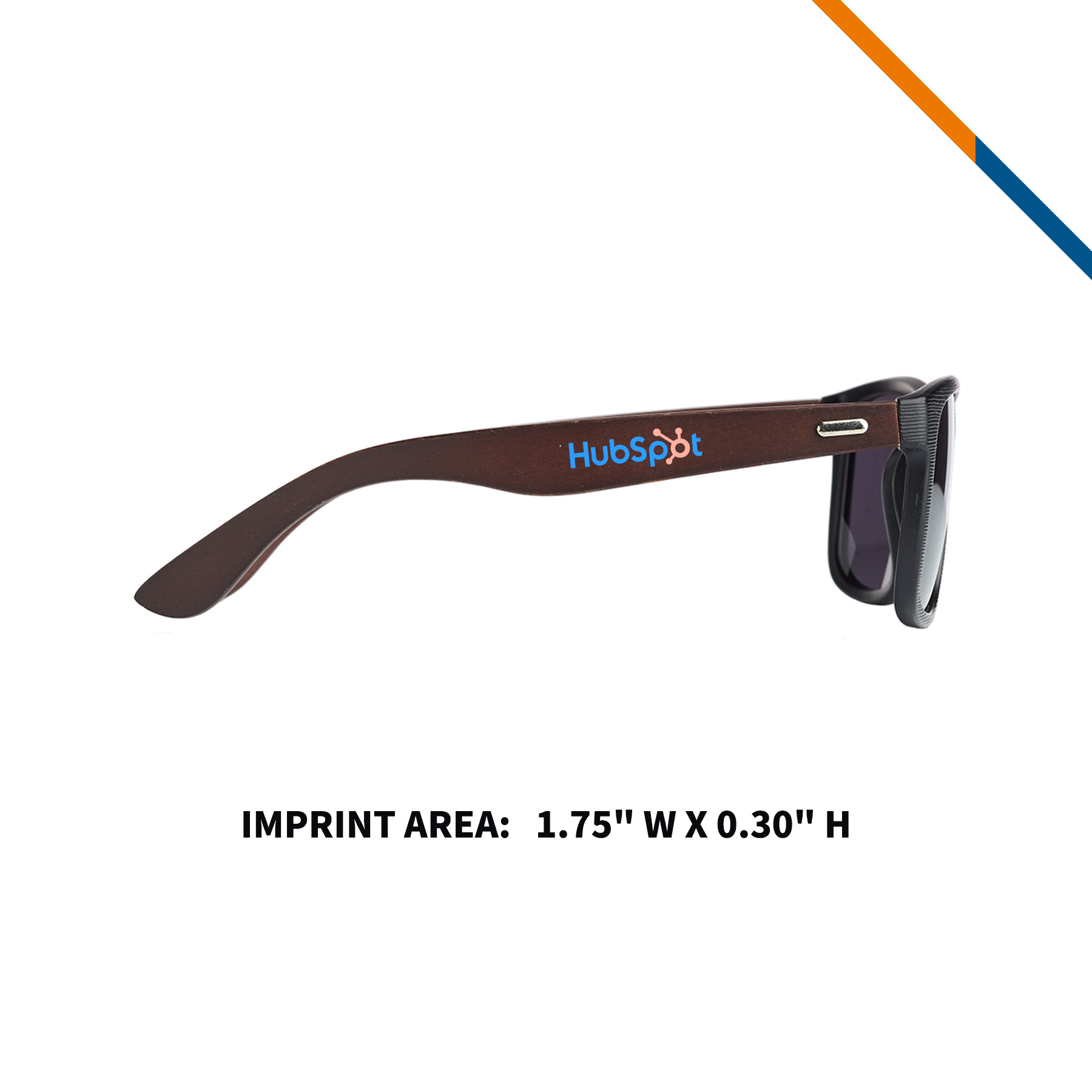 Powell Bamboo Inspired Temples Sunglasses 3