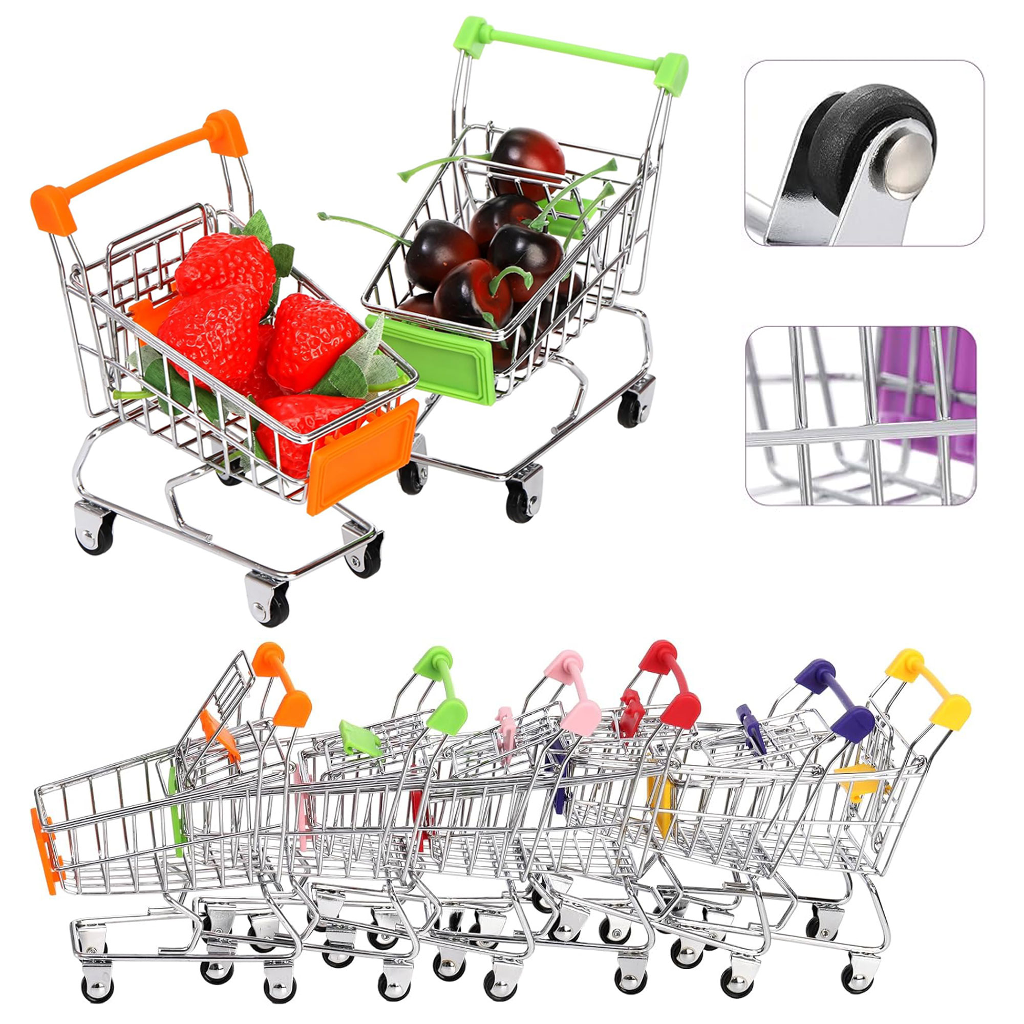 Mini Shopping Cart Desk Accessory 2