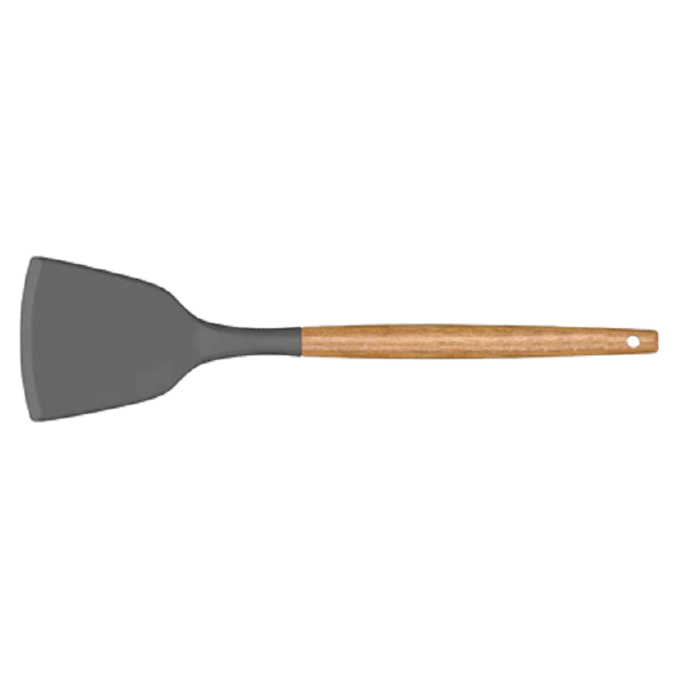 Silicone Cooking Or Serving Utensil With Wooden Handle 8
