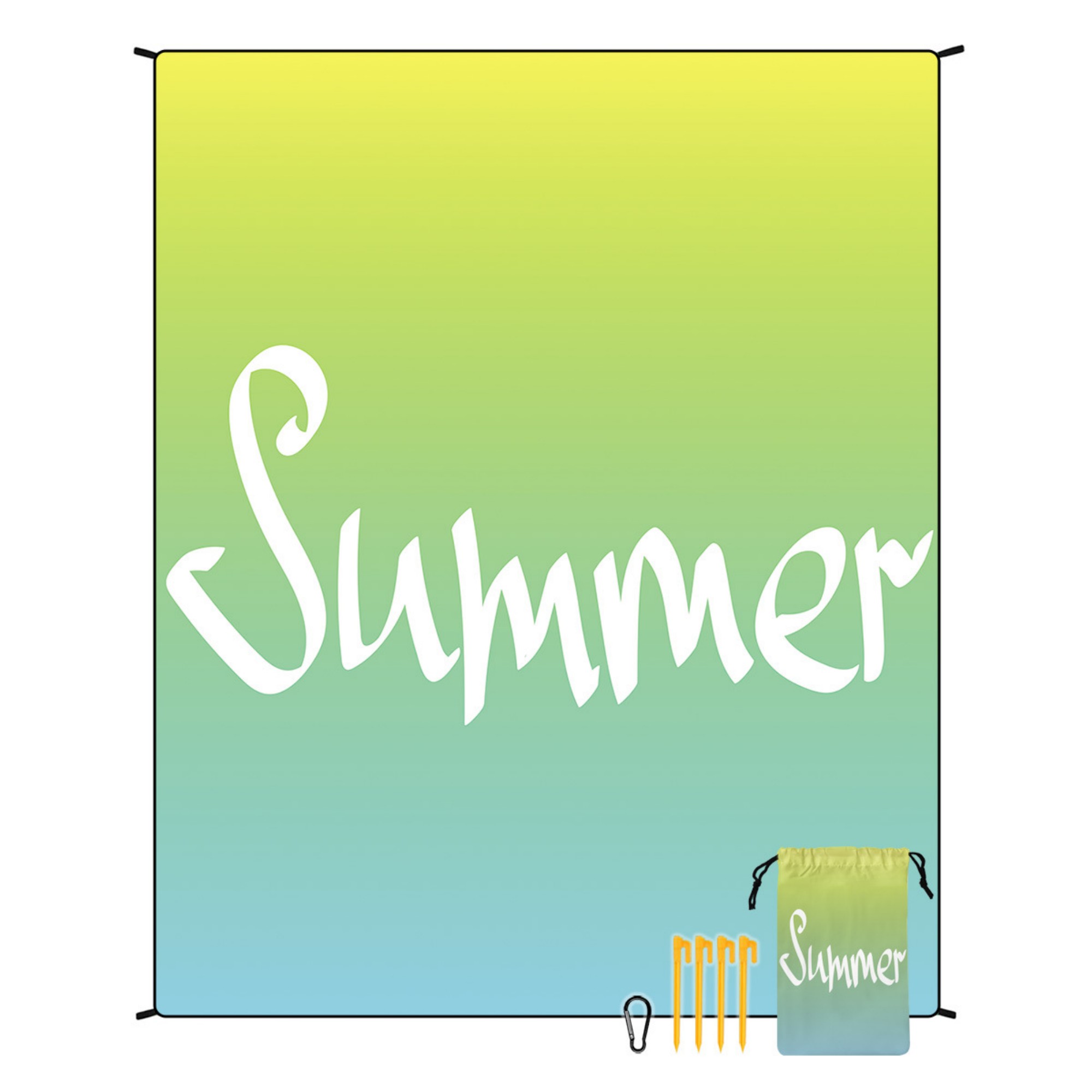 Quick Dry Water Resistant Beach Mat 3