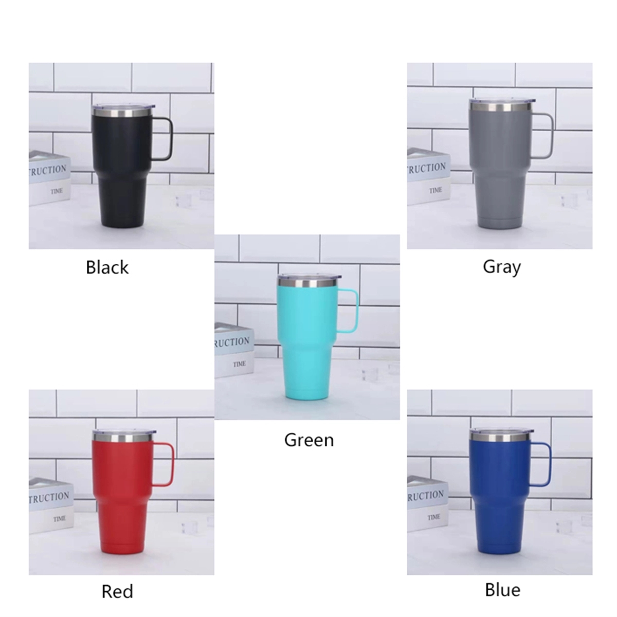 30 Oz Travel Mug With Handle 4