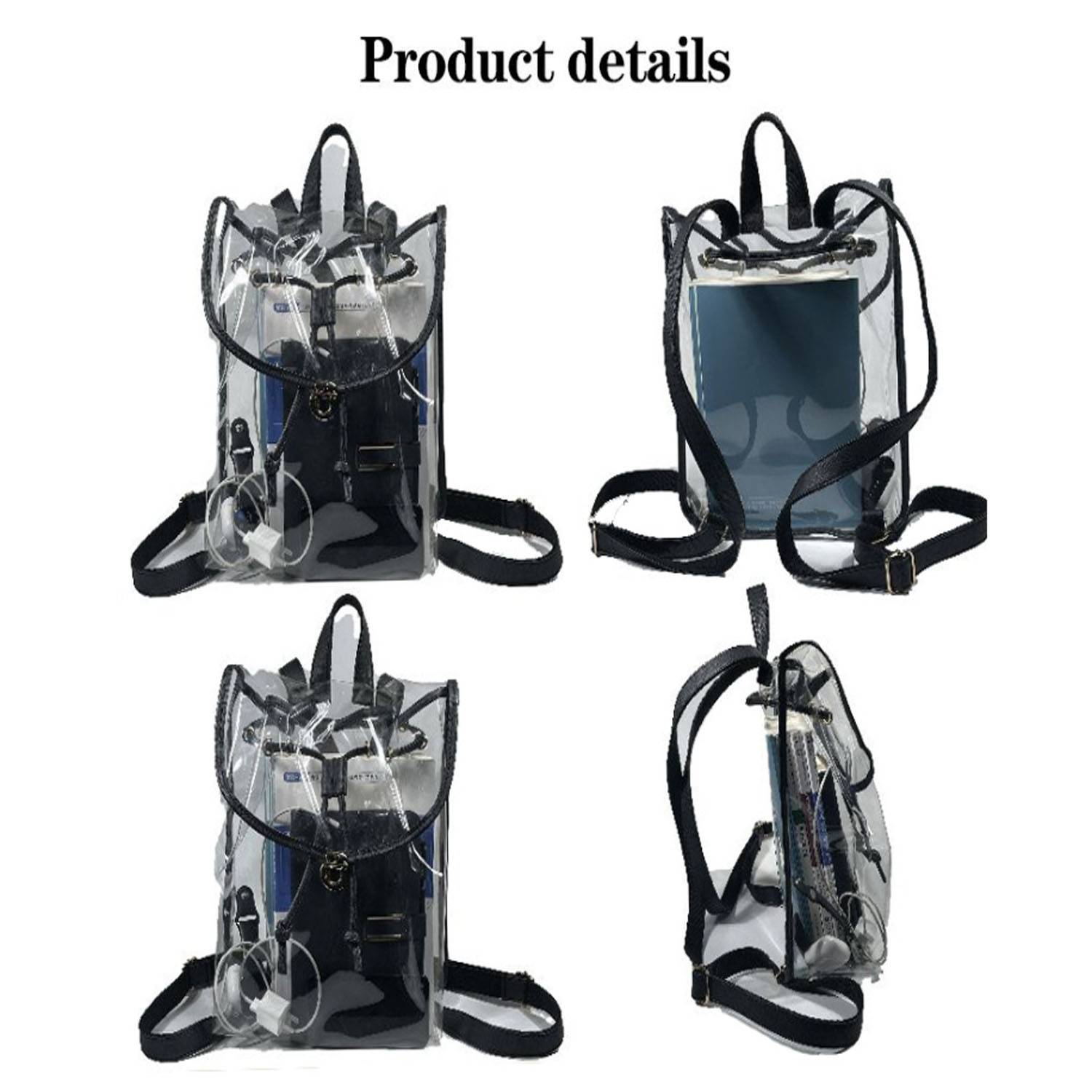 Heavy Duty PVC Drawstring Backpack 6