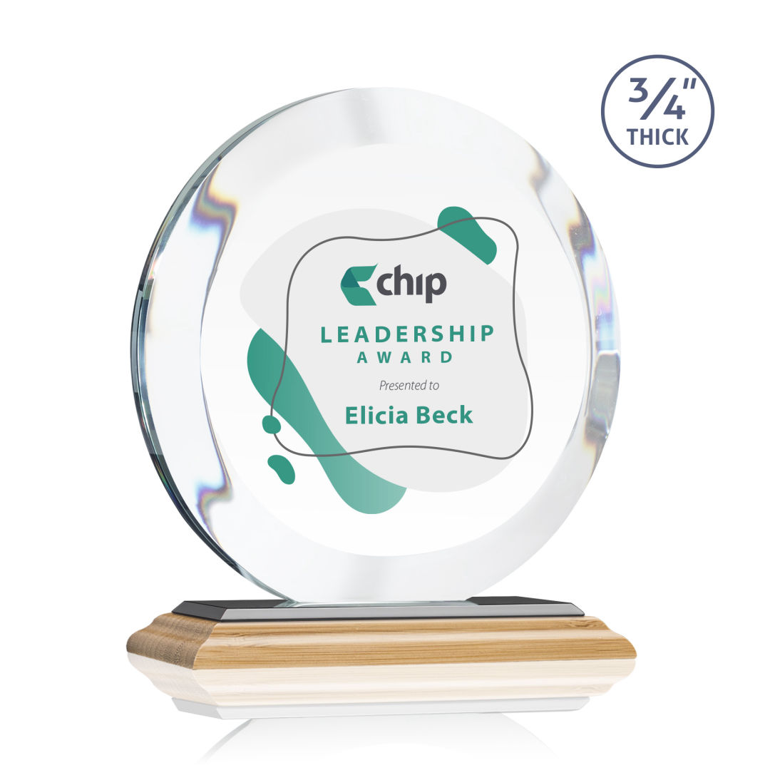 Gibralter VividPrint™ Award - Bamboo/Black 4