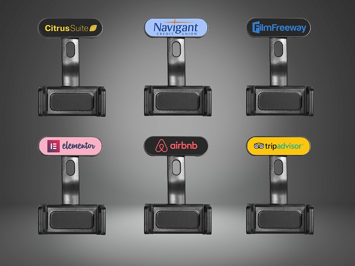 Air Vent Cell Phone Holder - Black 8