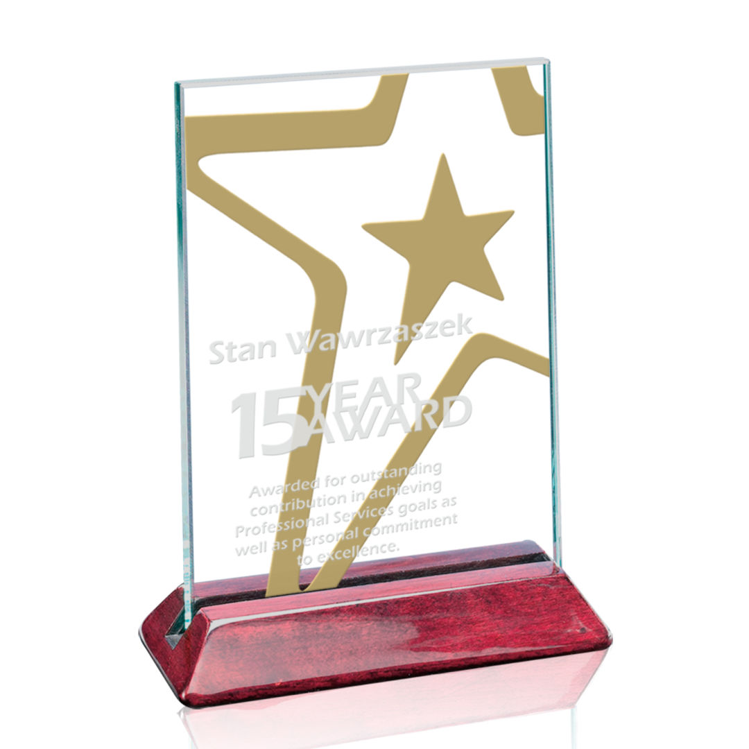 Renfrew Vertical Award - Jade/Rosewood 2