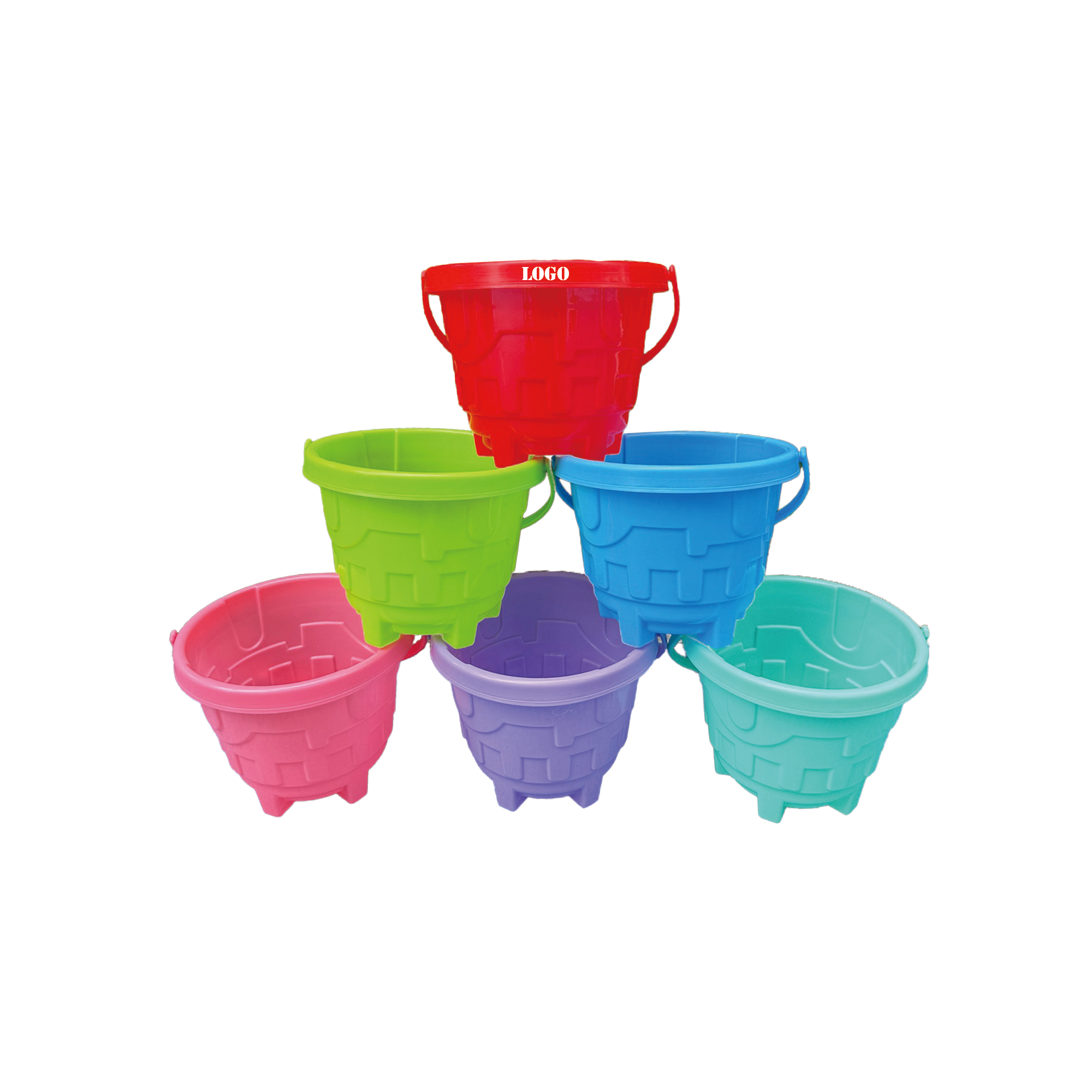 Sand Castle Molds for Kid Toy Bucket 3