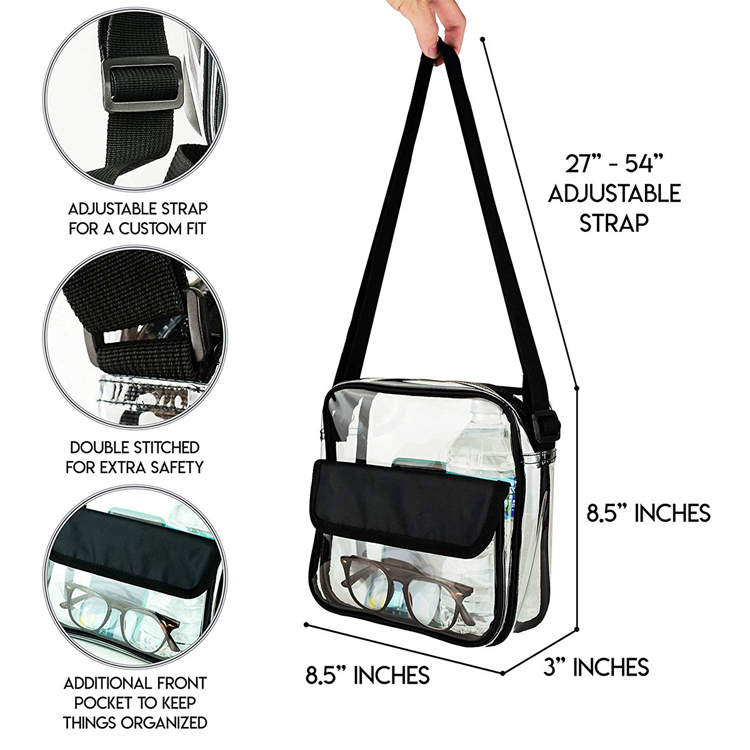 Clear Event Messenger Bag 3