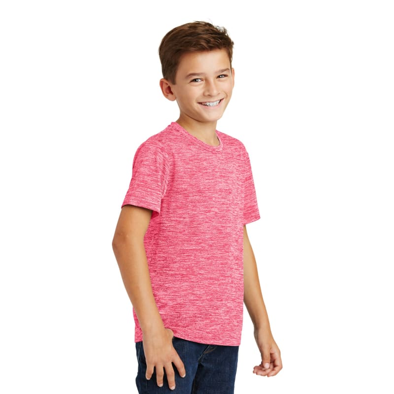 Sport-Tek Youth PosiCharge Electric Heather Tee. 18