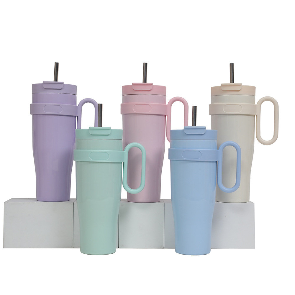 40oz Stainless Steel Handle Cup 2