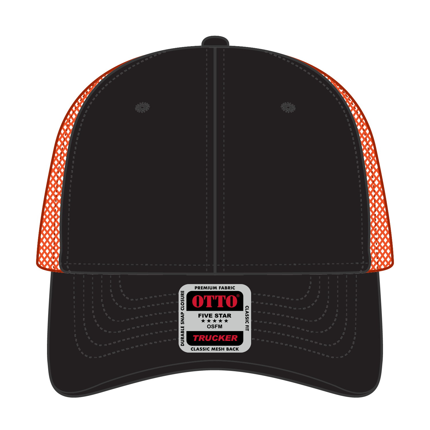 OTTO CAP® 6 Panel Low Profile Mesh Back Trucker Hat 83