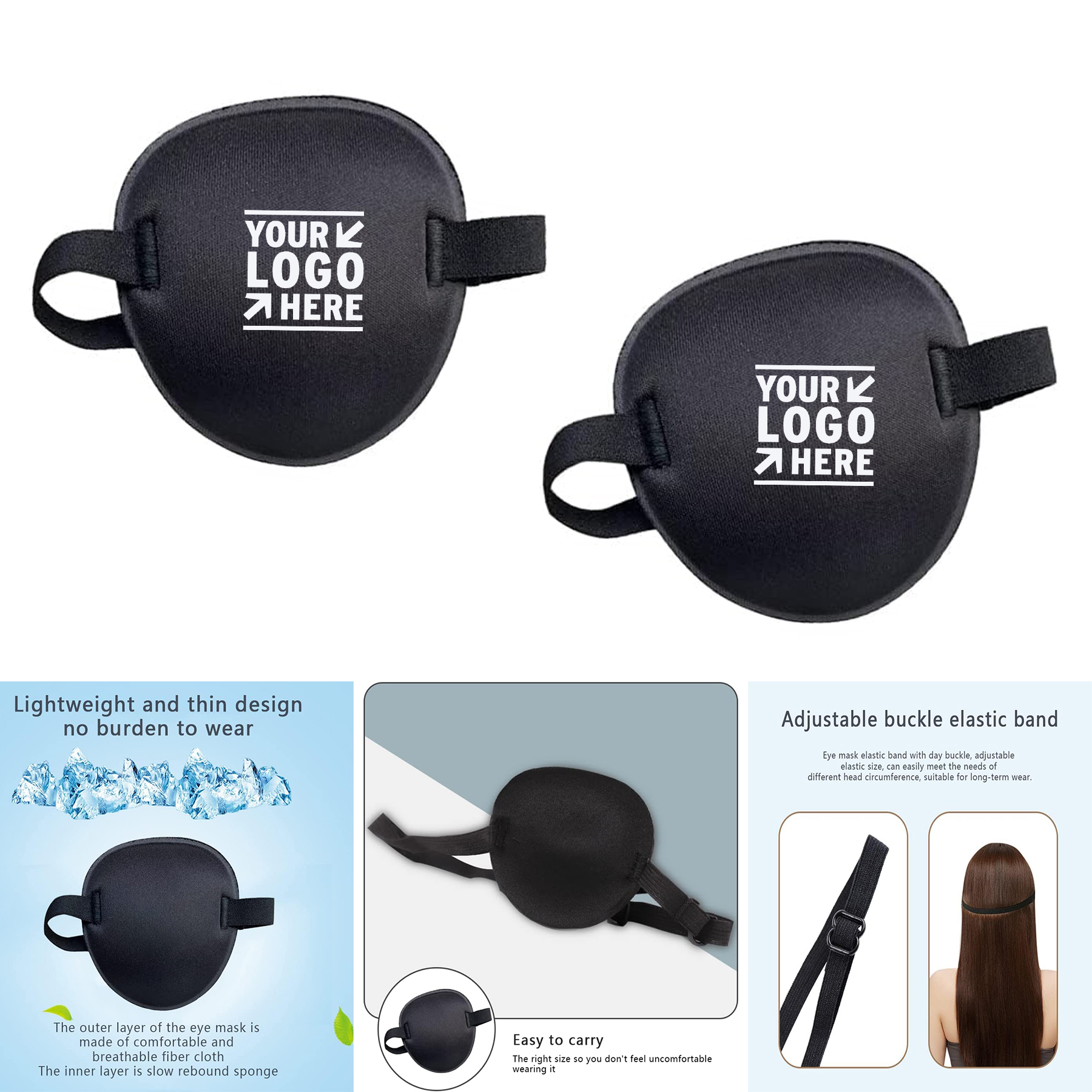 Adjustable Lazy Glass Amblyopia Adults Kids Eye Patche  2