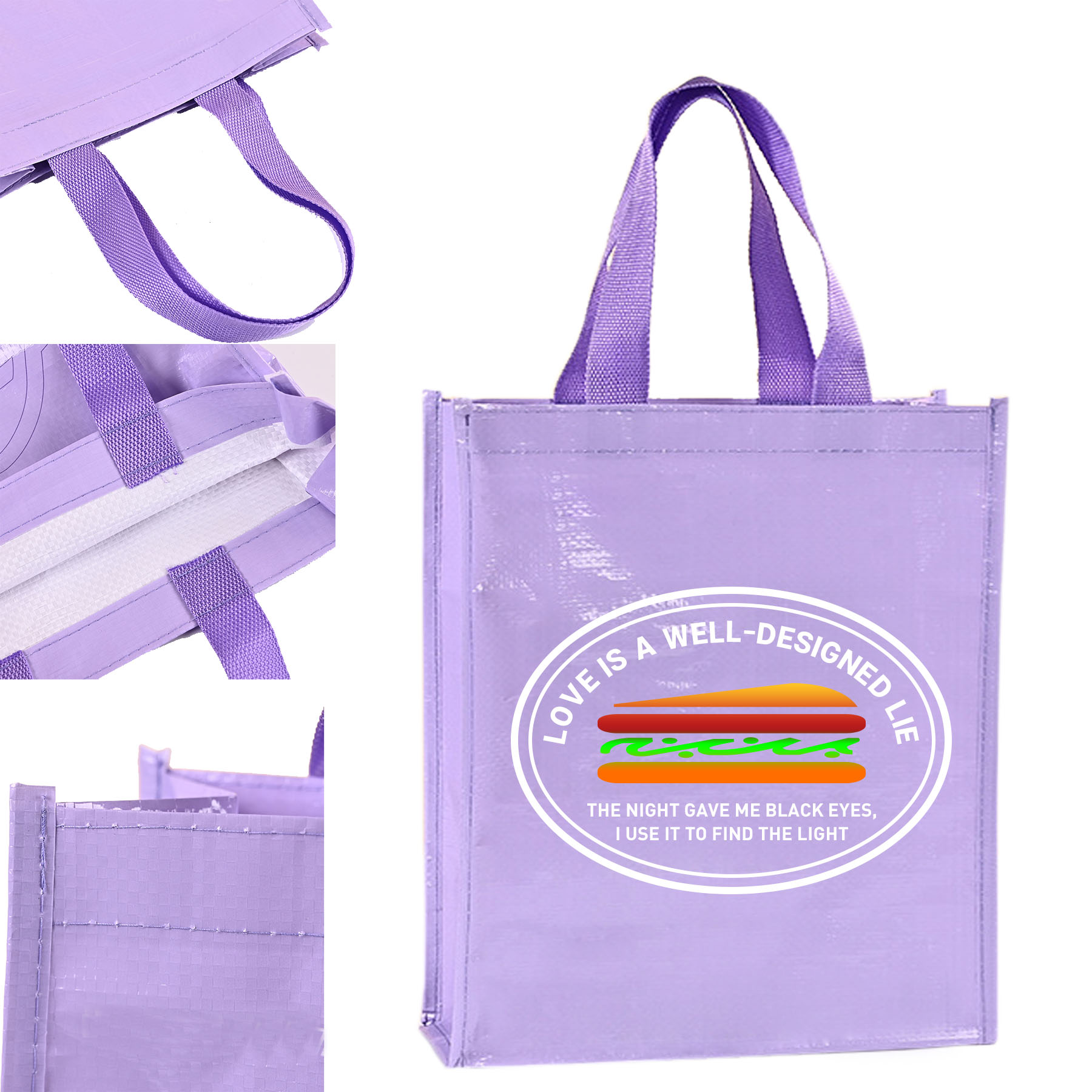 Laminated Shopping Tote Bag 2