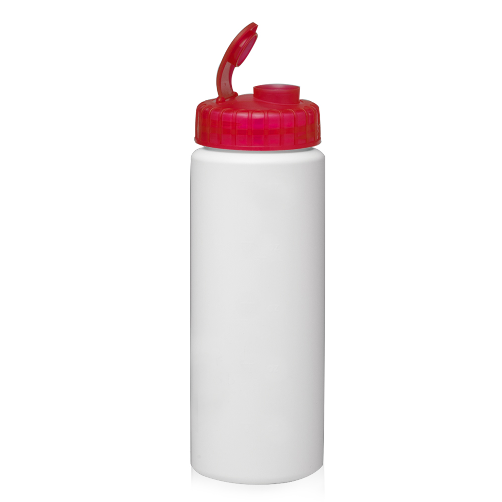 32 oz HDPE Plastic Water Bottle with Sipper Lid 11