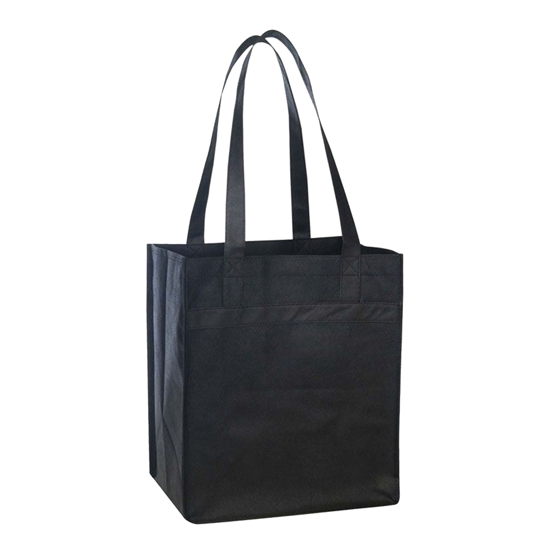 100gm Non Woven Tote with Fabric Covered Bottom 8