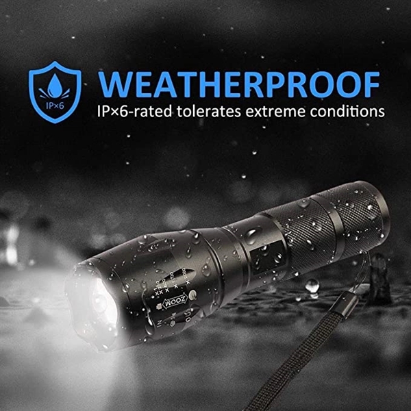 Waterproof LED Flashlight With High Lumens 3