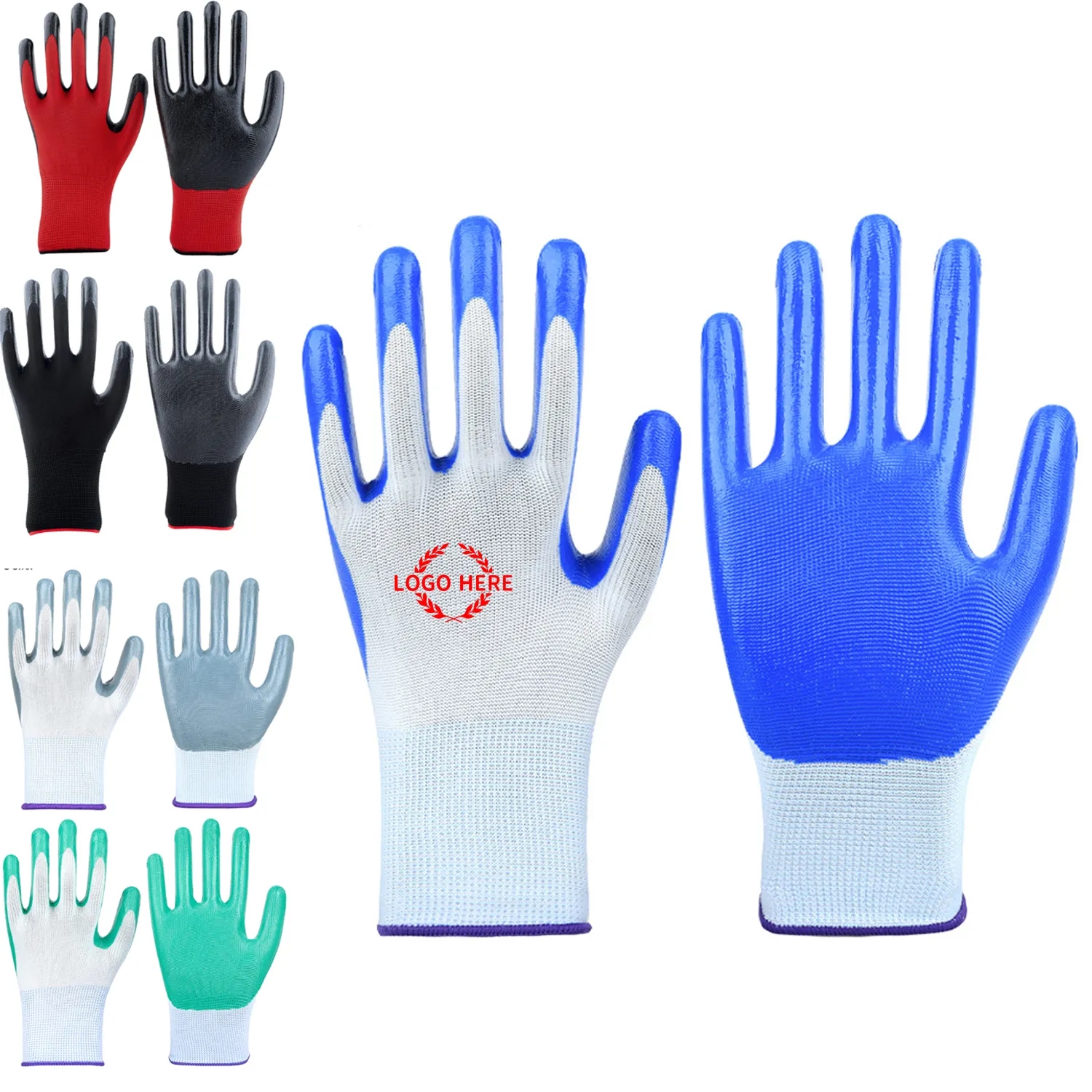 Nitrile Coated Safety Work Gloves 2
