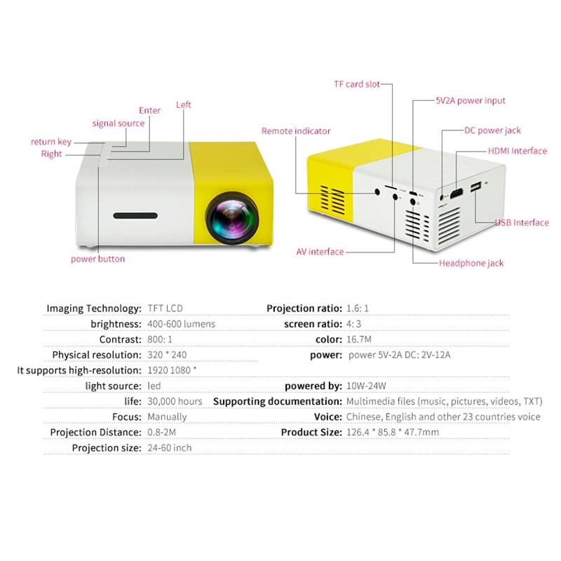 Portable Movie Lcd Projector 4