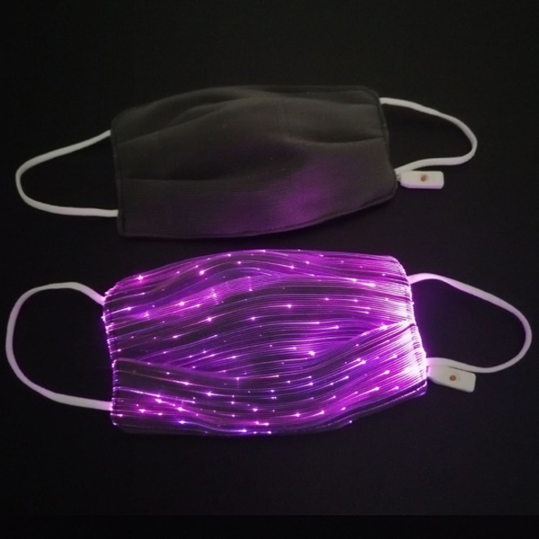 Party Rave led mouth fabric luminous masks 7