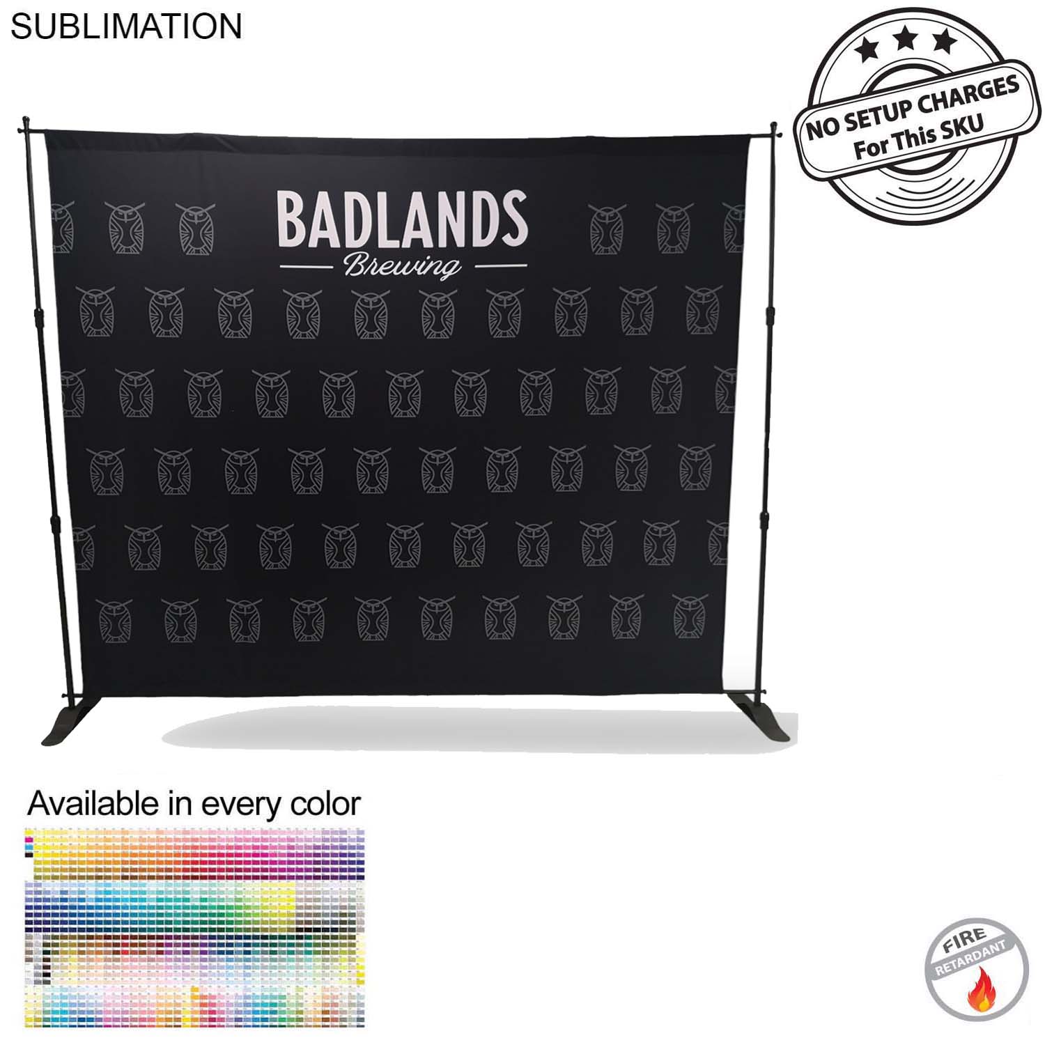 10' Exhibitor Expanding Display Kit, Media Wall, Backdrop, with Full Color Graphics, NO SETUP CHARGE 9