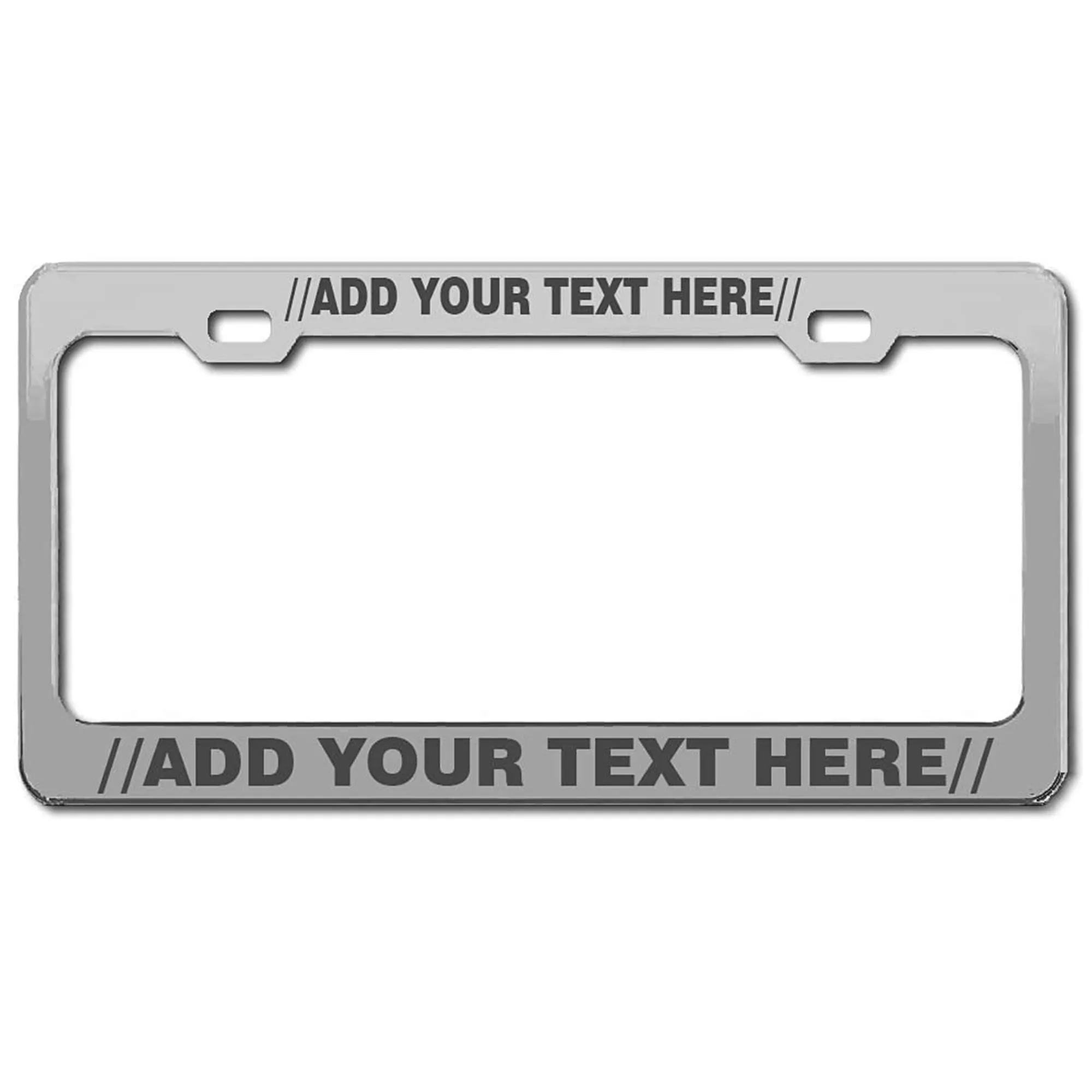 Stainless Steel License Plate Frame 2