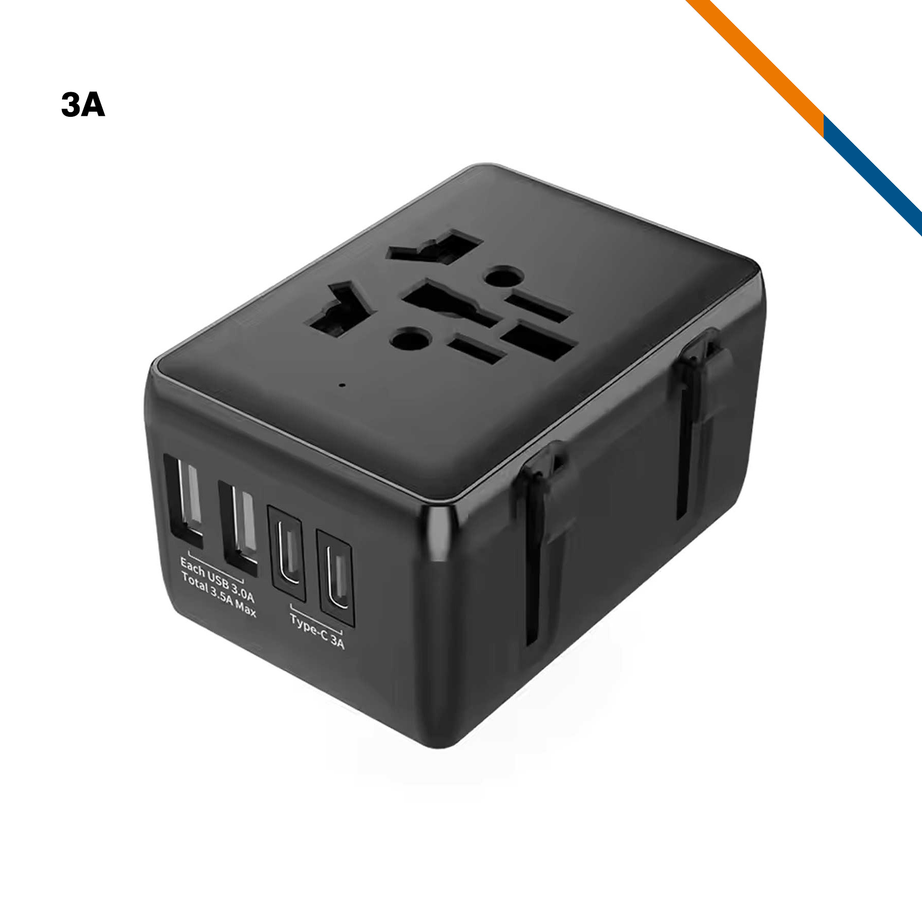 Dane 4 Ports Fast Charging Universal Adapter 5