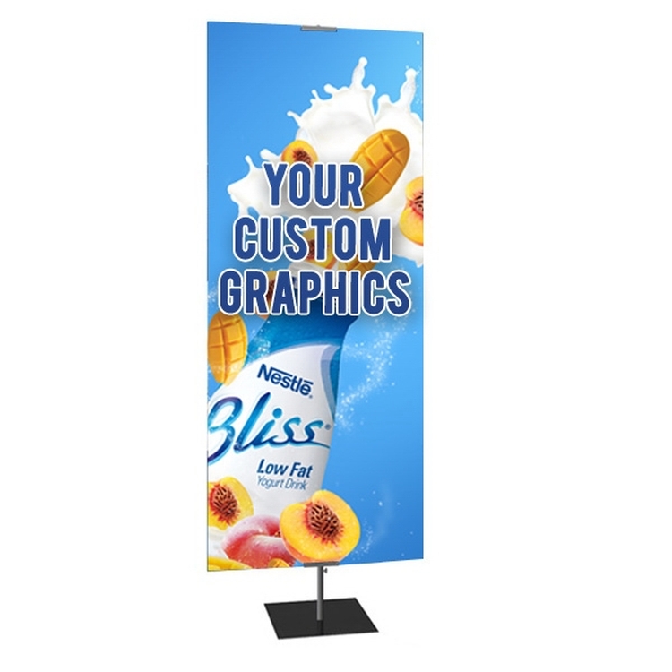 Banner Stand Large with Square Base-Double Sided 2