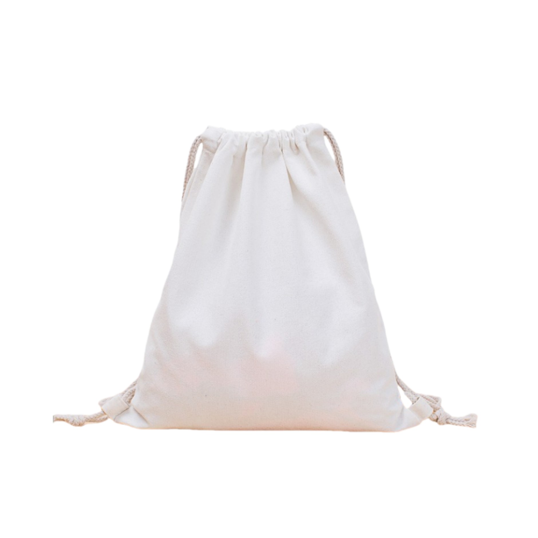 Canvas Drawstring Bag String Backpack 5