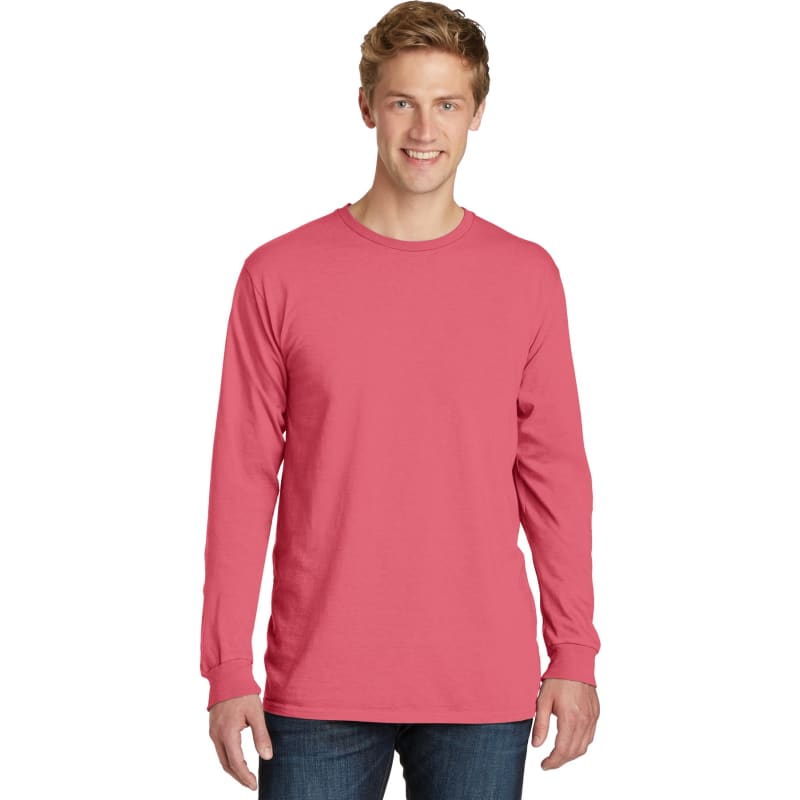 Port & Company Beach Wash Garment-Dyed Long Sleeve Tee 184