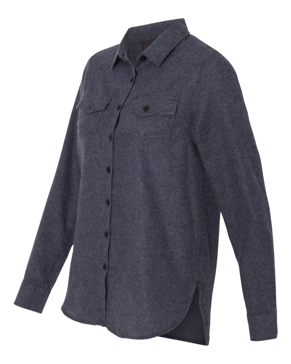 Women's Solid Flannel Shirt - 5200 4