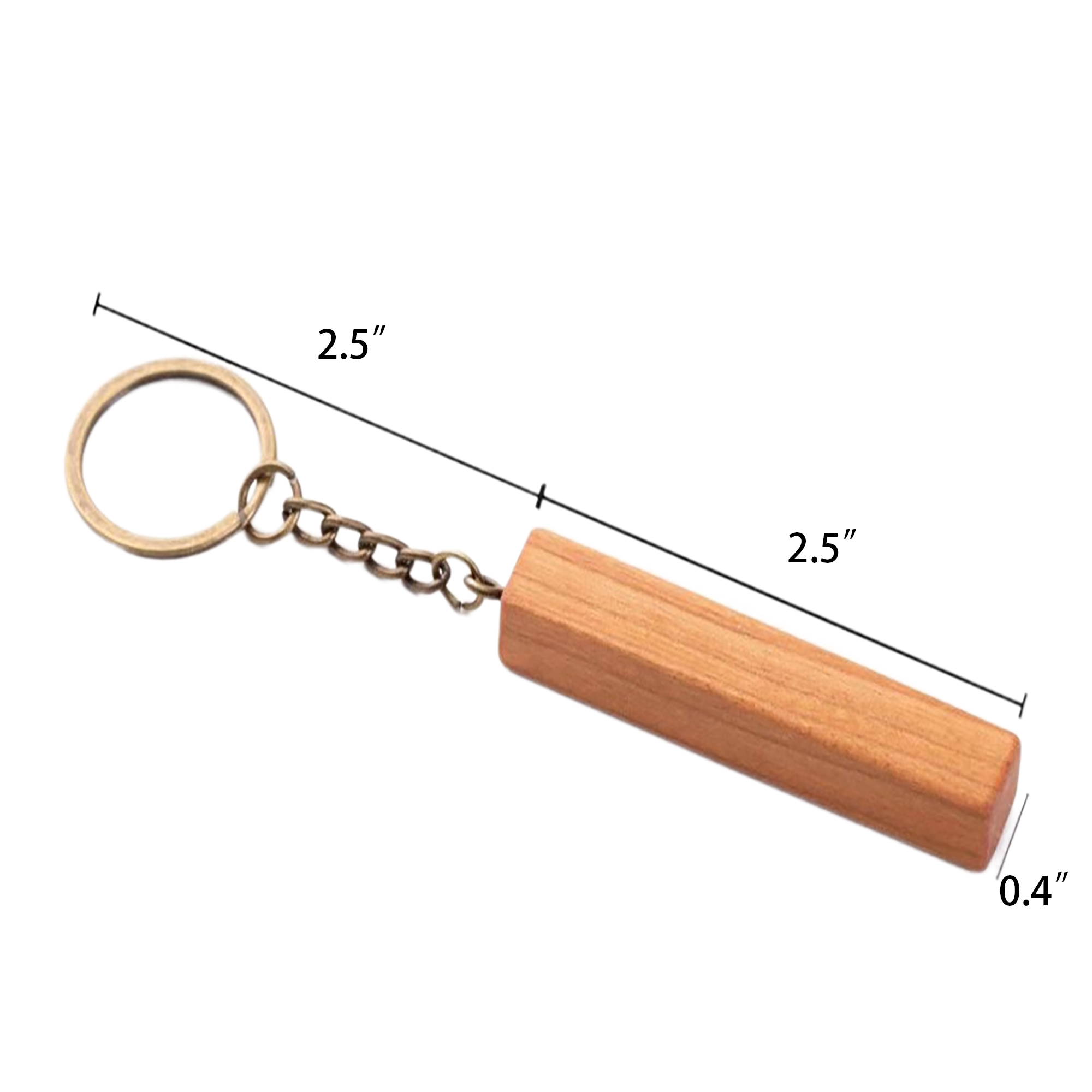 ECO Friendly Wooden Keychain MOQ 10pcs 1