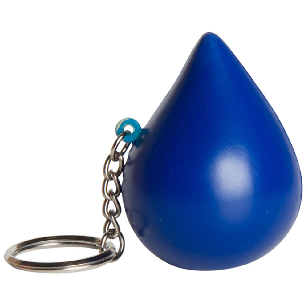 Blue Drop Stress Reliever Keyring 2