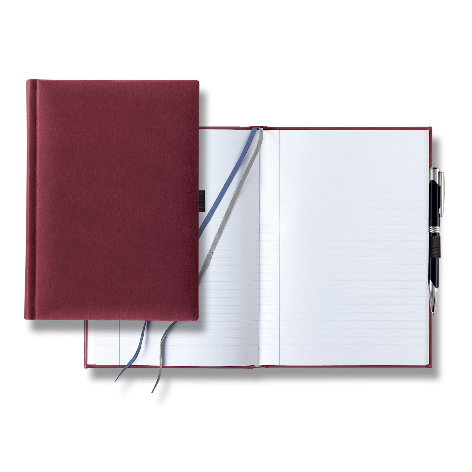 Castelli Tucson  Grande Lined White Page Journal with Pen & Loop 21