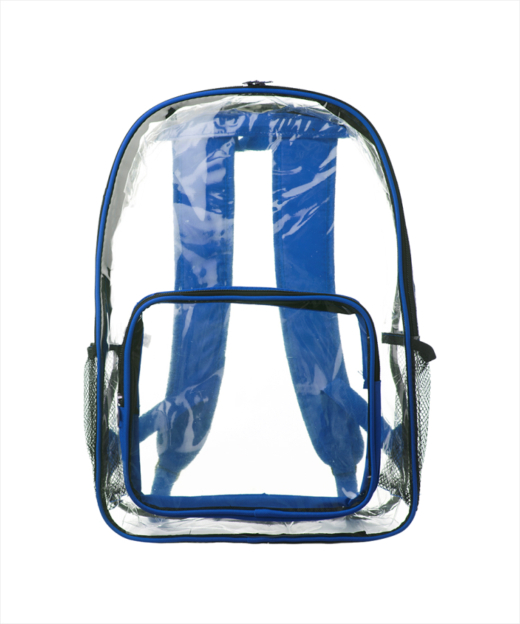 Union Printed - Pocket Clear Plastic Backpacks 5