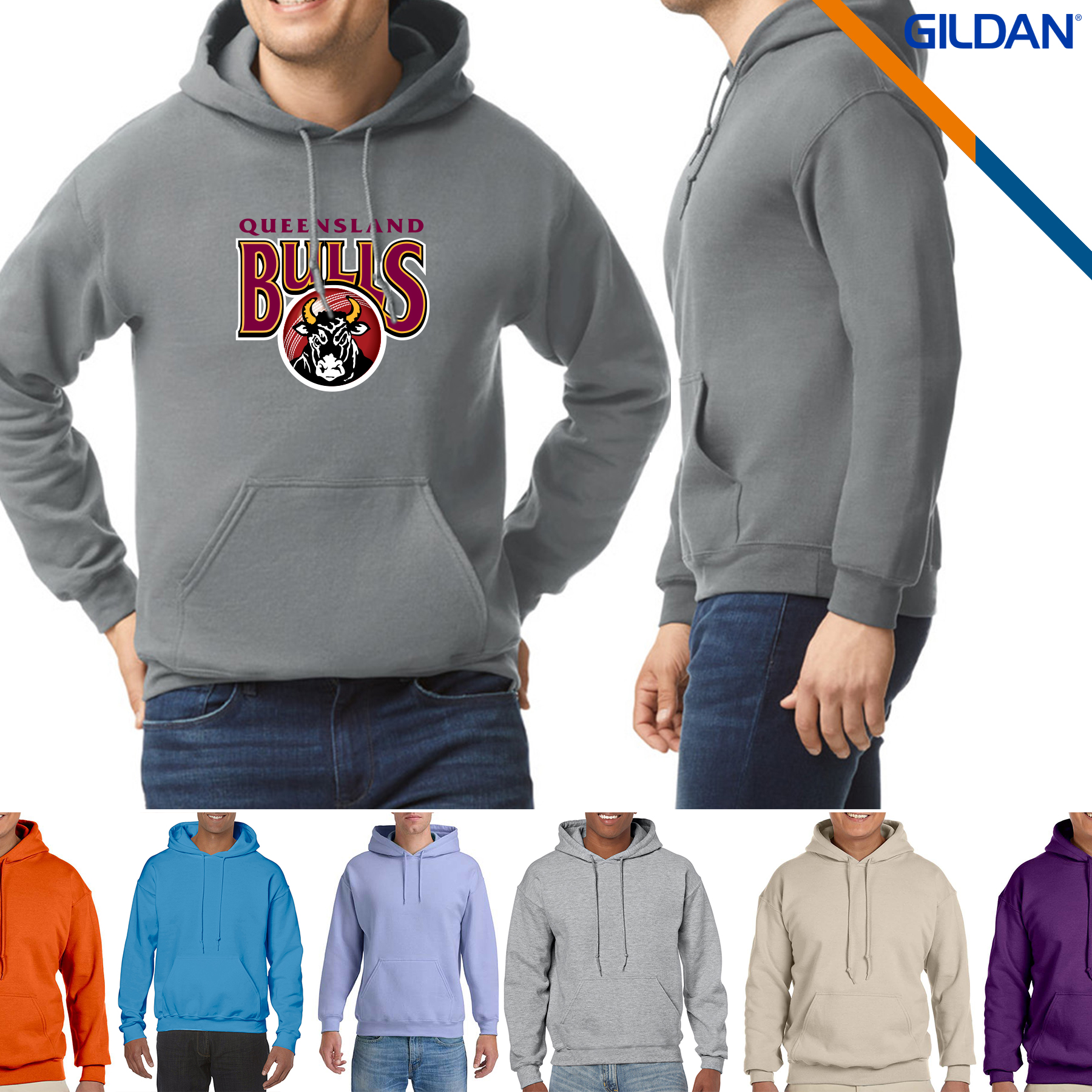 Gildan® 7.75oz Adult Hooded Sweatshirts 8