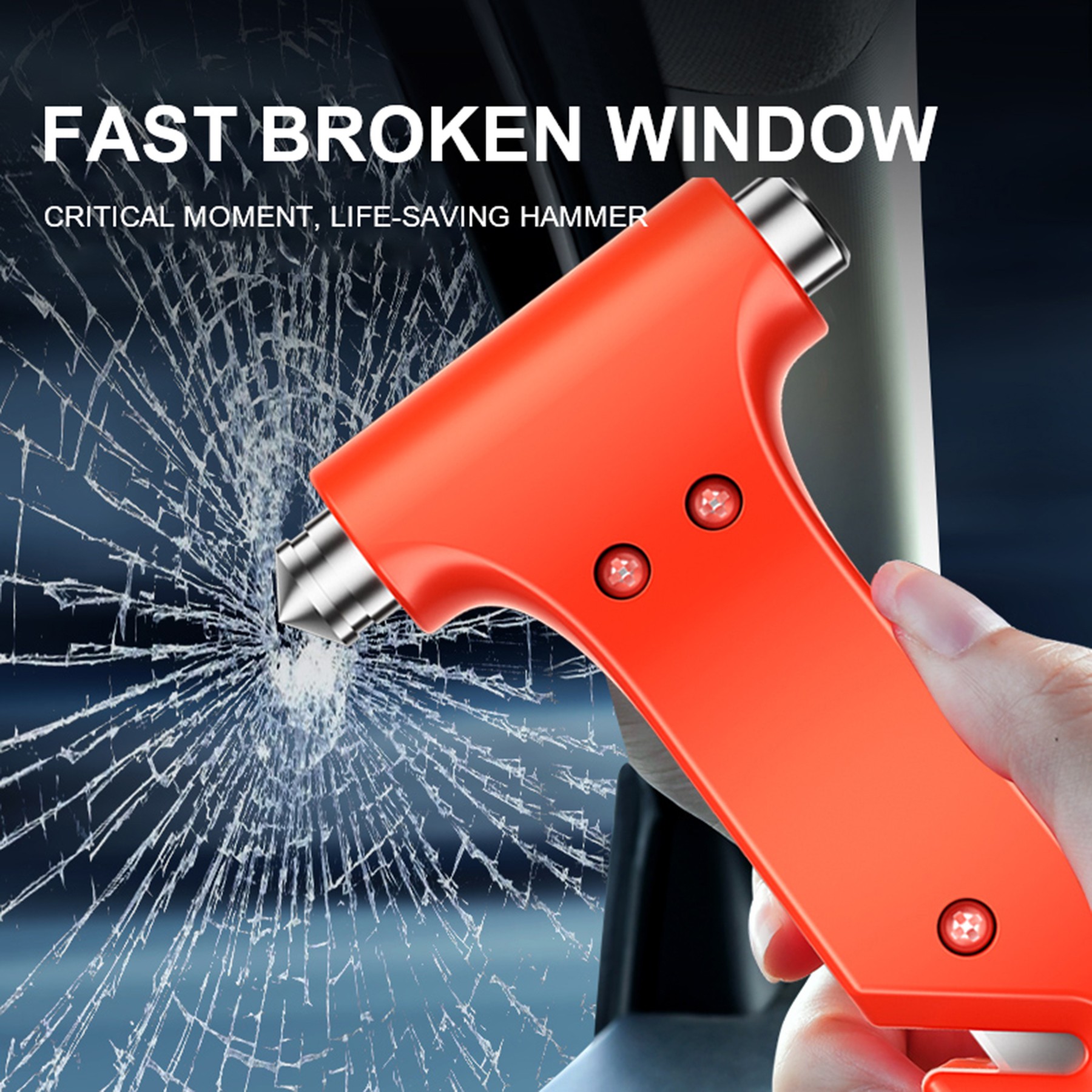 Auto Emergency Safety Escape Hammer 3