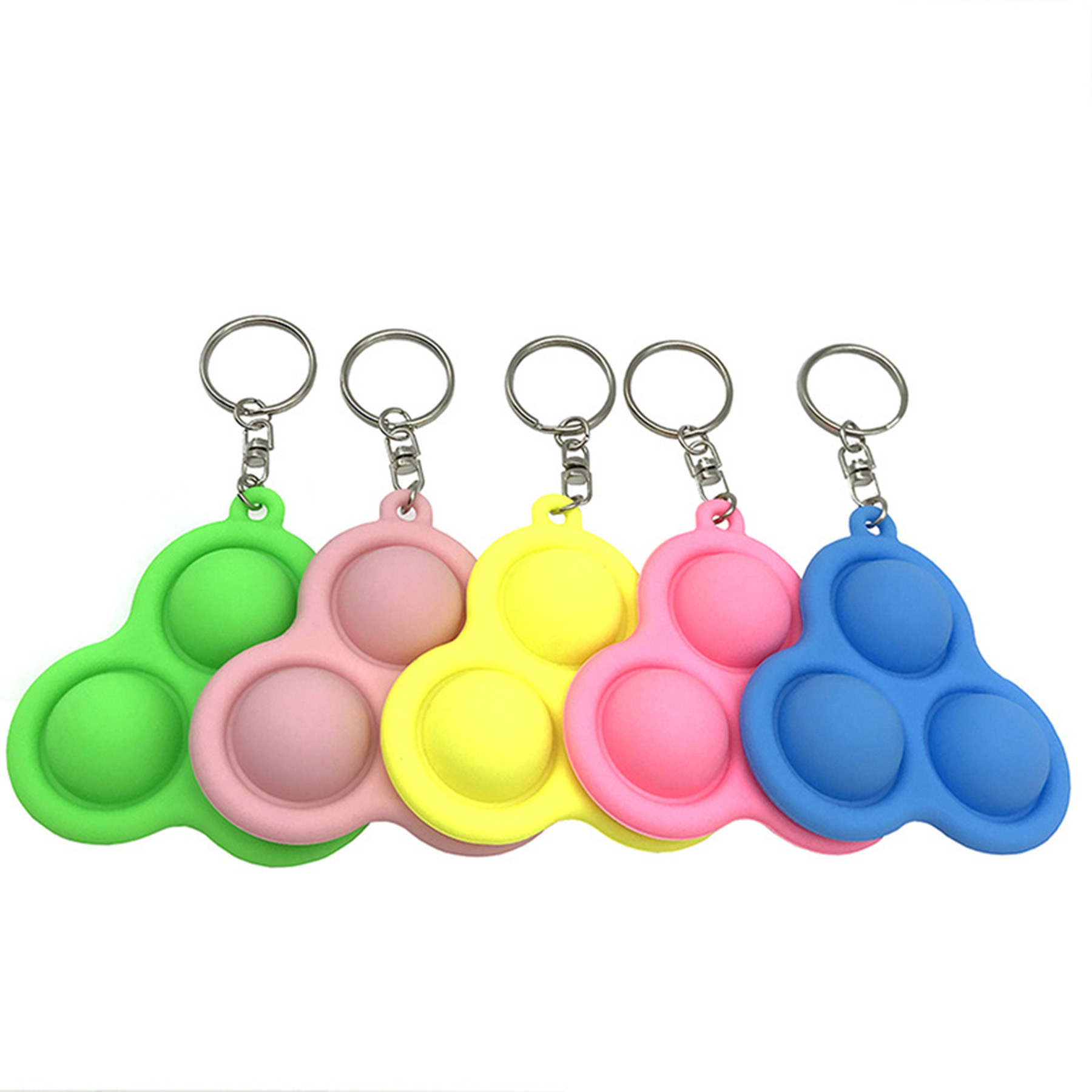 Triangle ubble Fidget Keychain 2