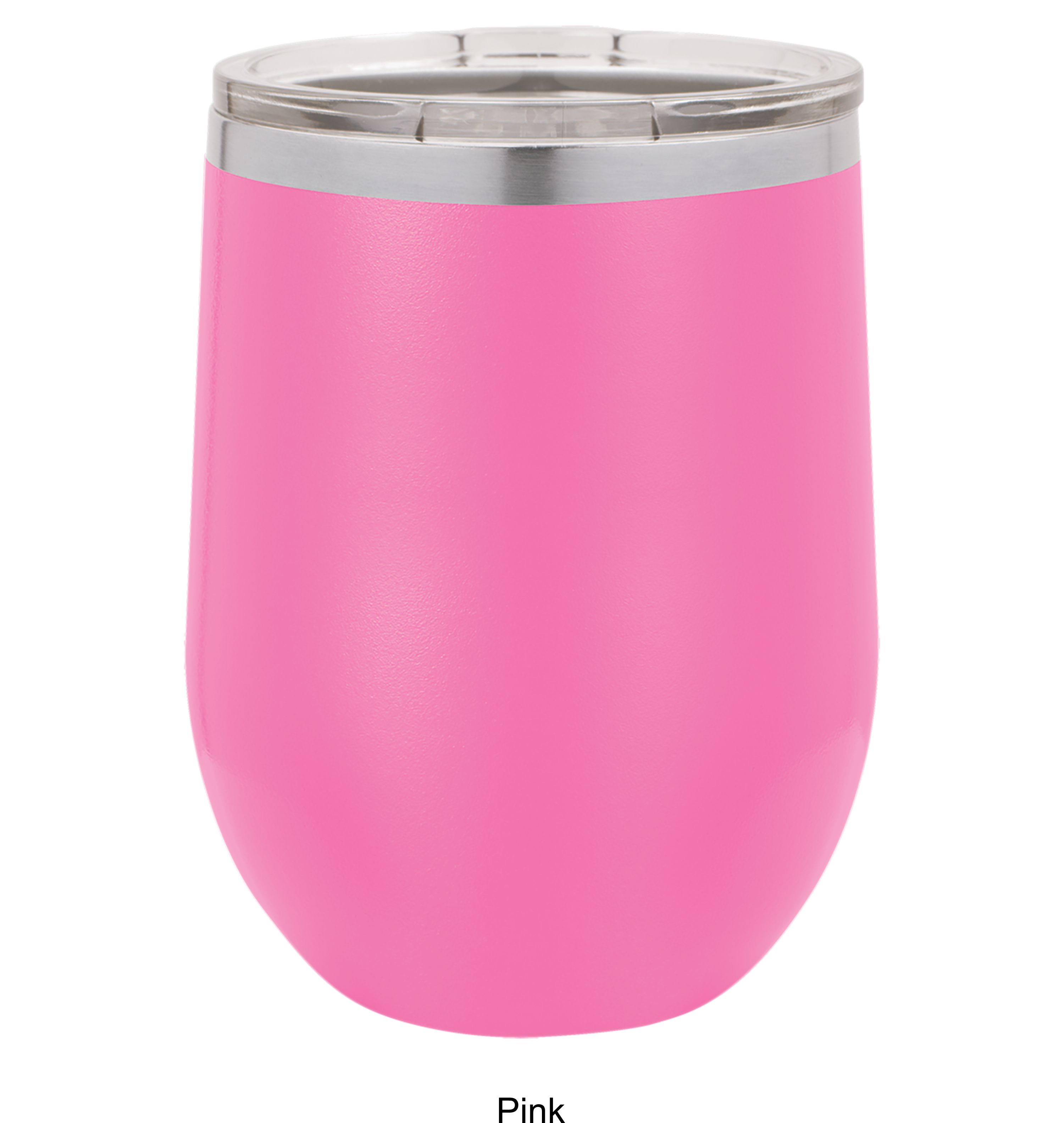 12 Oz. Polar Camel Stemless Wine Glass w/Lid Stainless Steel 10