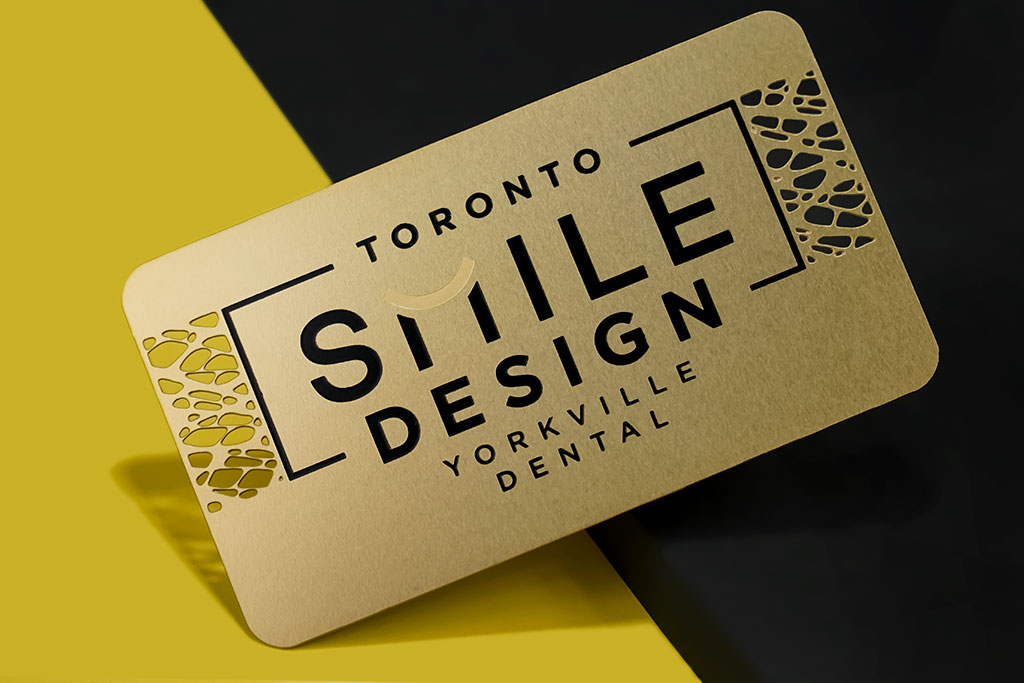 Brass Finish Business Cards 38