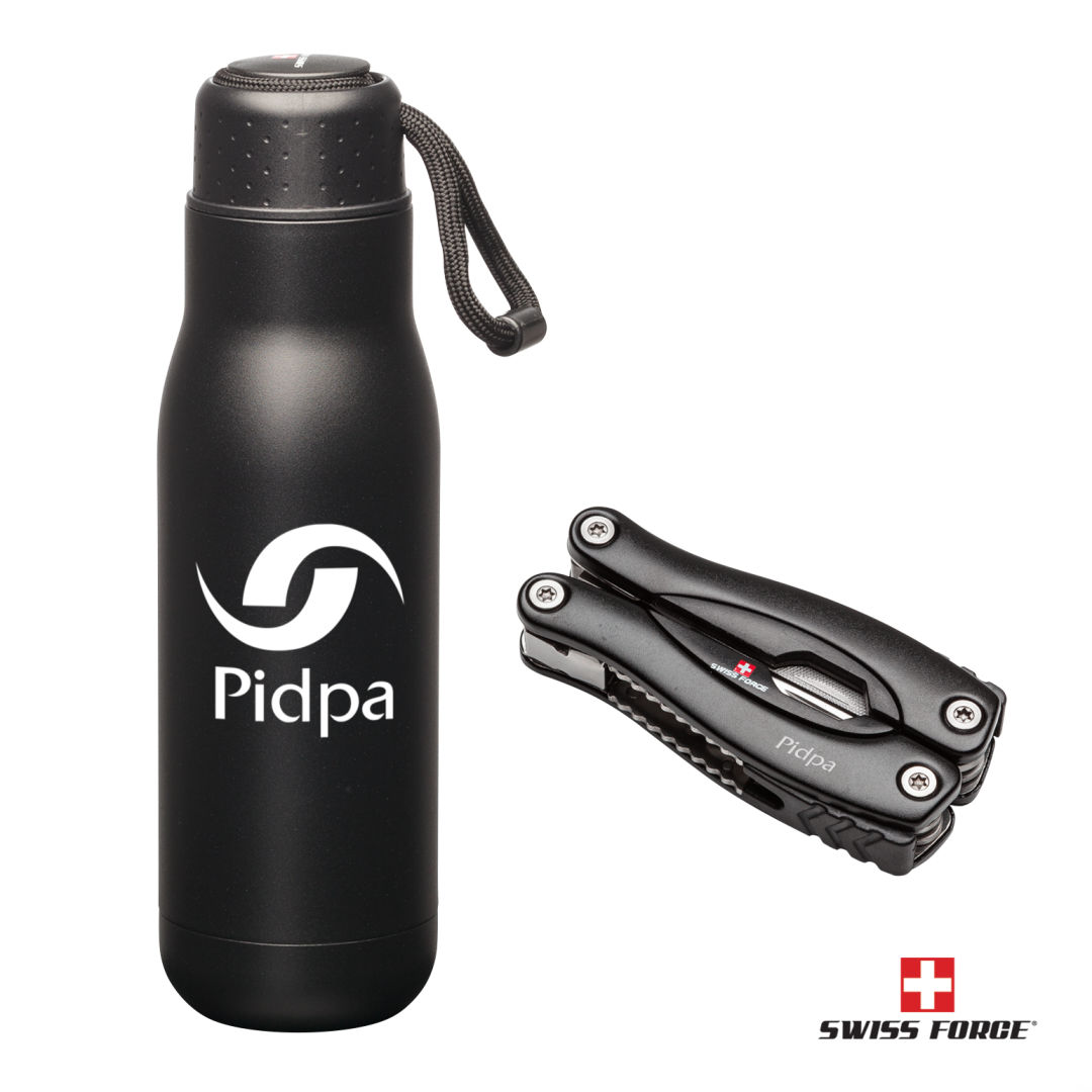 Swiss Force® Bonam Bottle & Multi-Tool Gift Set 6