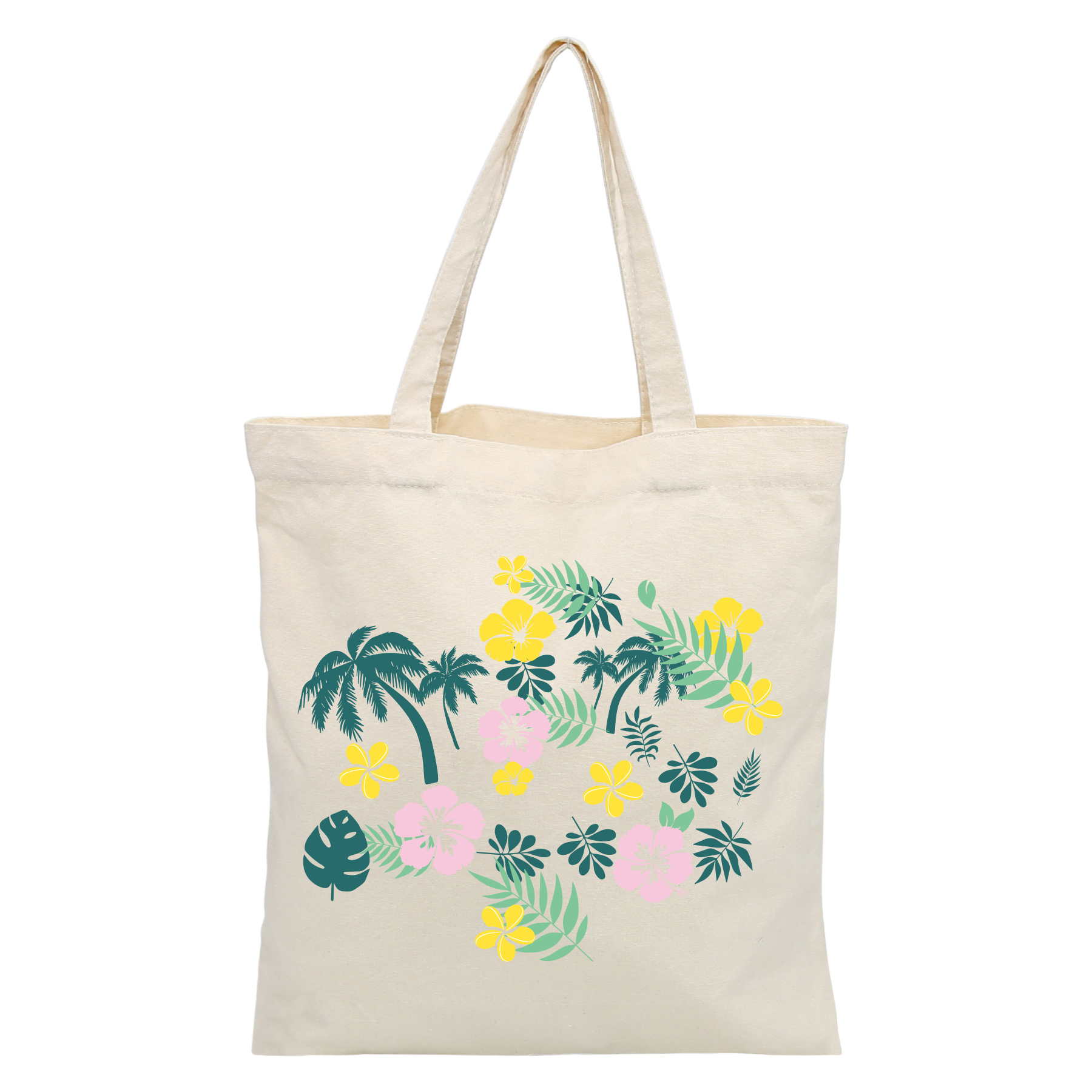 12 Oz Full Wrap Sublimation Canvas Tote Bag 16