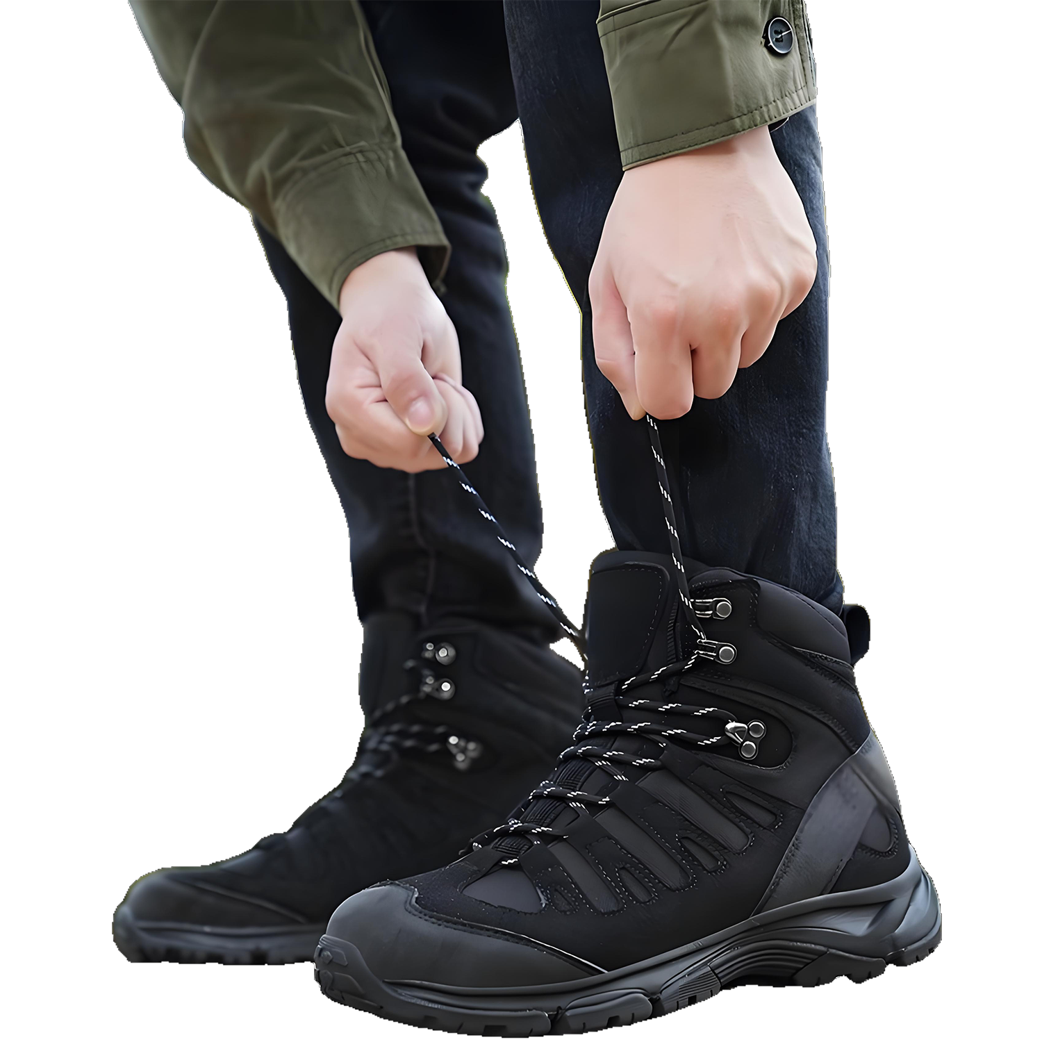 High-top waterproof Martin boots for outdoor climbing 6