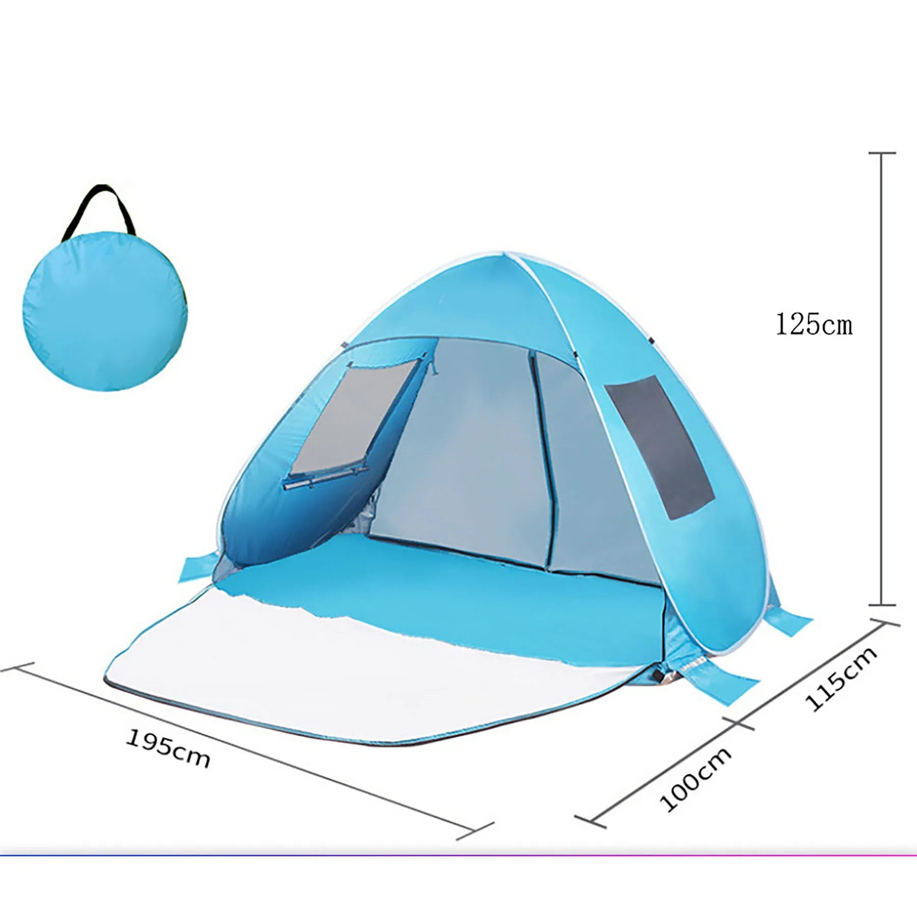 Portable Pop Up Beach Tent 11