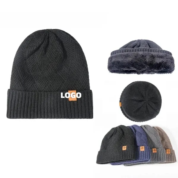 Winter Hat for Men Fleece Lined 2