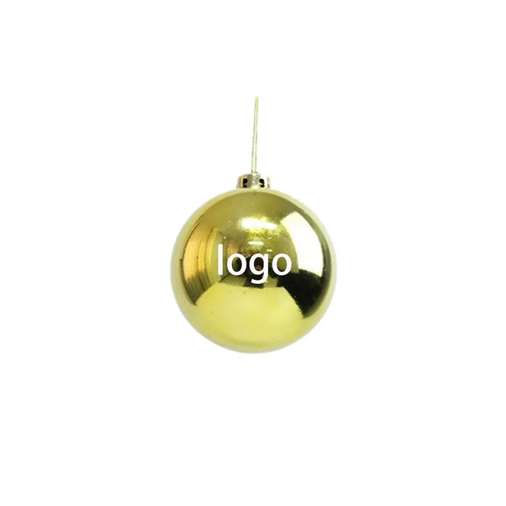 2.4" Plastic Holiday Ball Ornament 2