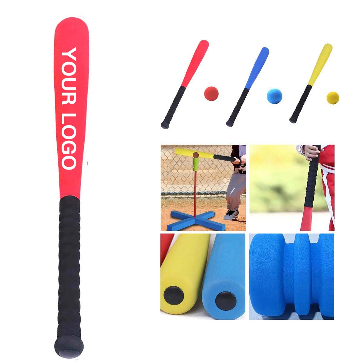 EVA Foam Baseball Bat and Ball 3