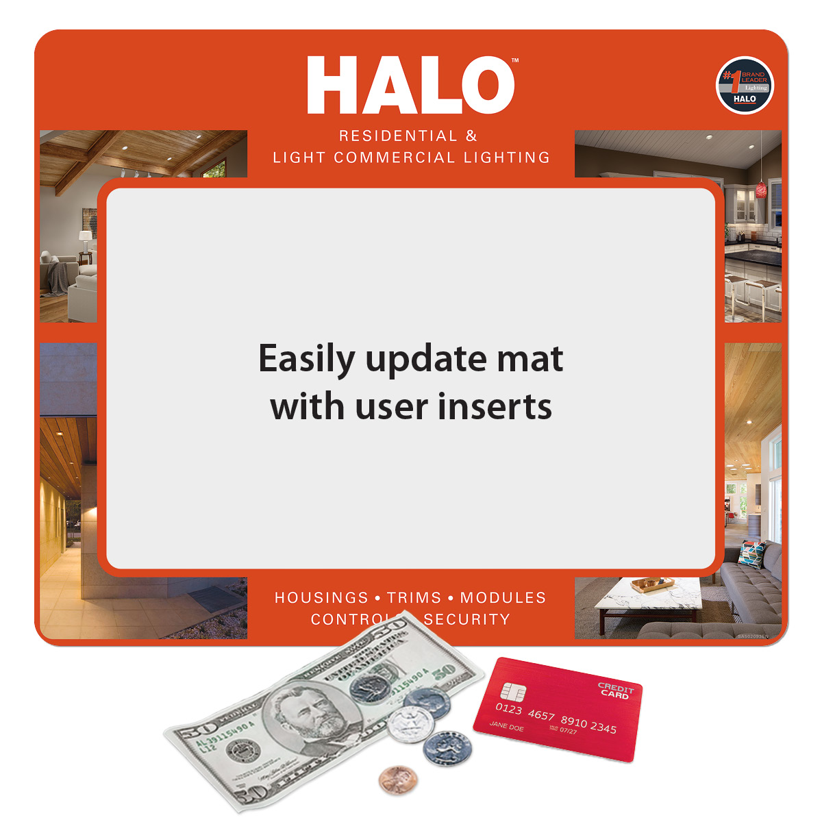 Frame-It Flex Heavy Duty Window Counter Mat-9"x11"x1/8"