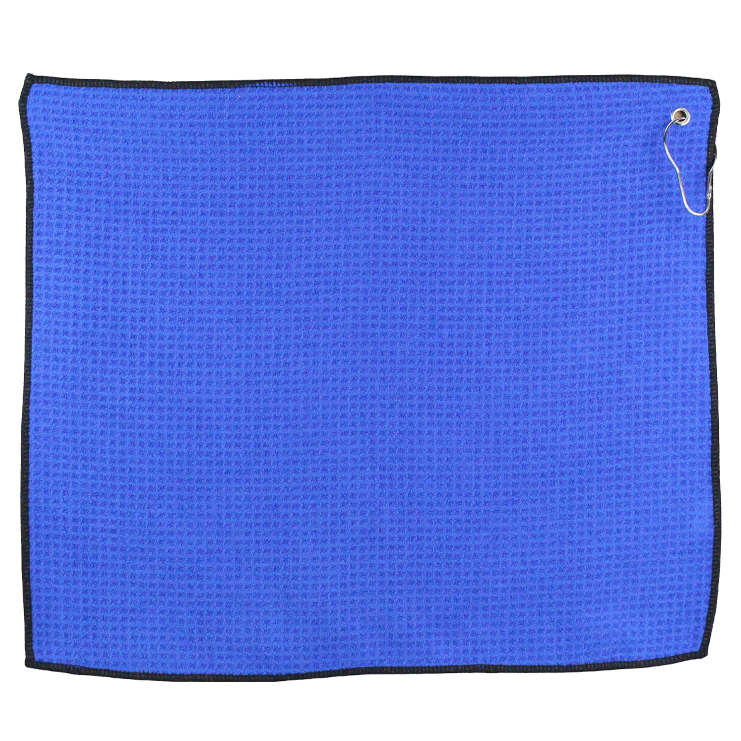 15" X 18" RPET Waffle Golf Towel with Hook & Grommet 7