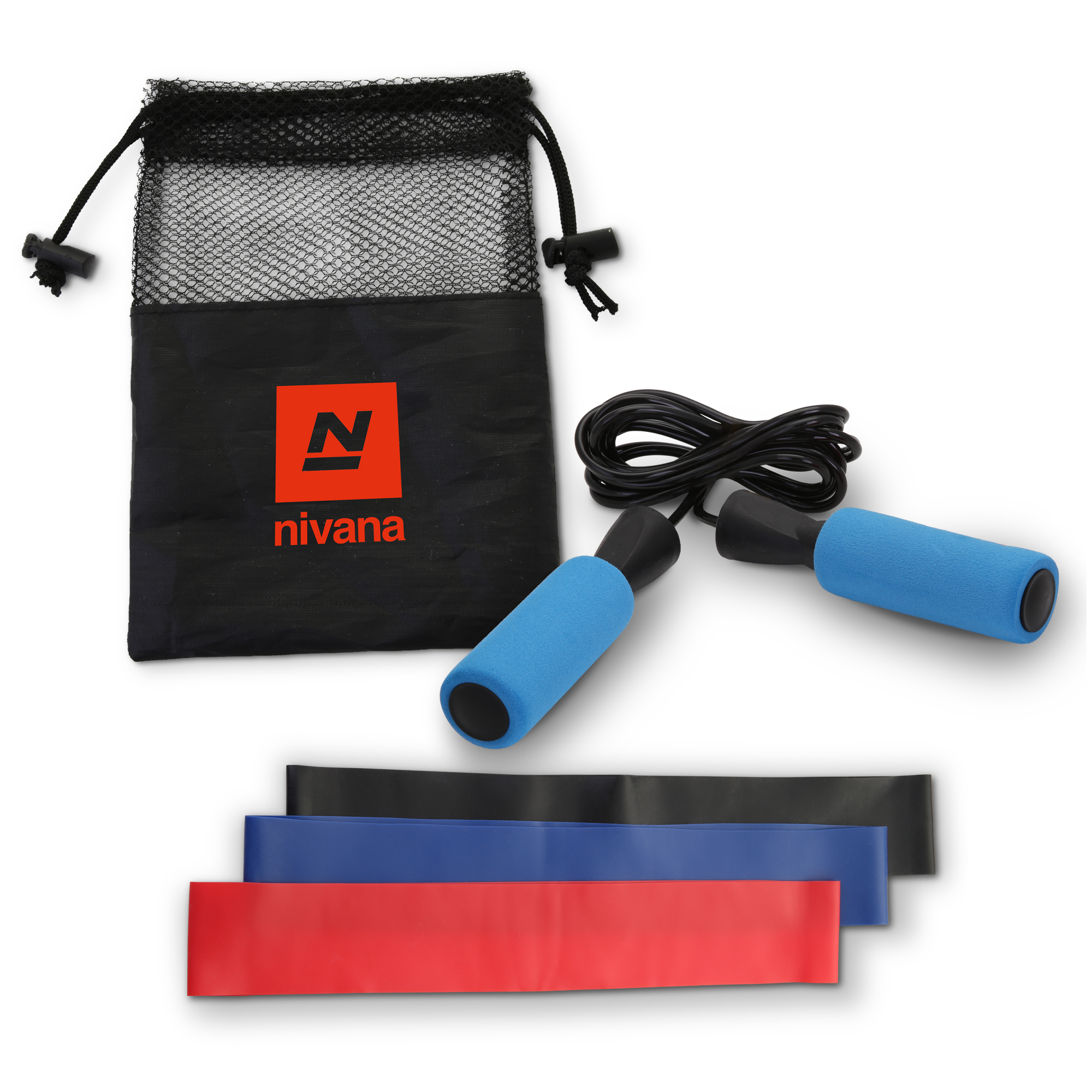 Jump Rope & Resistance Band Exercise Kit 6