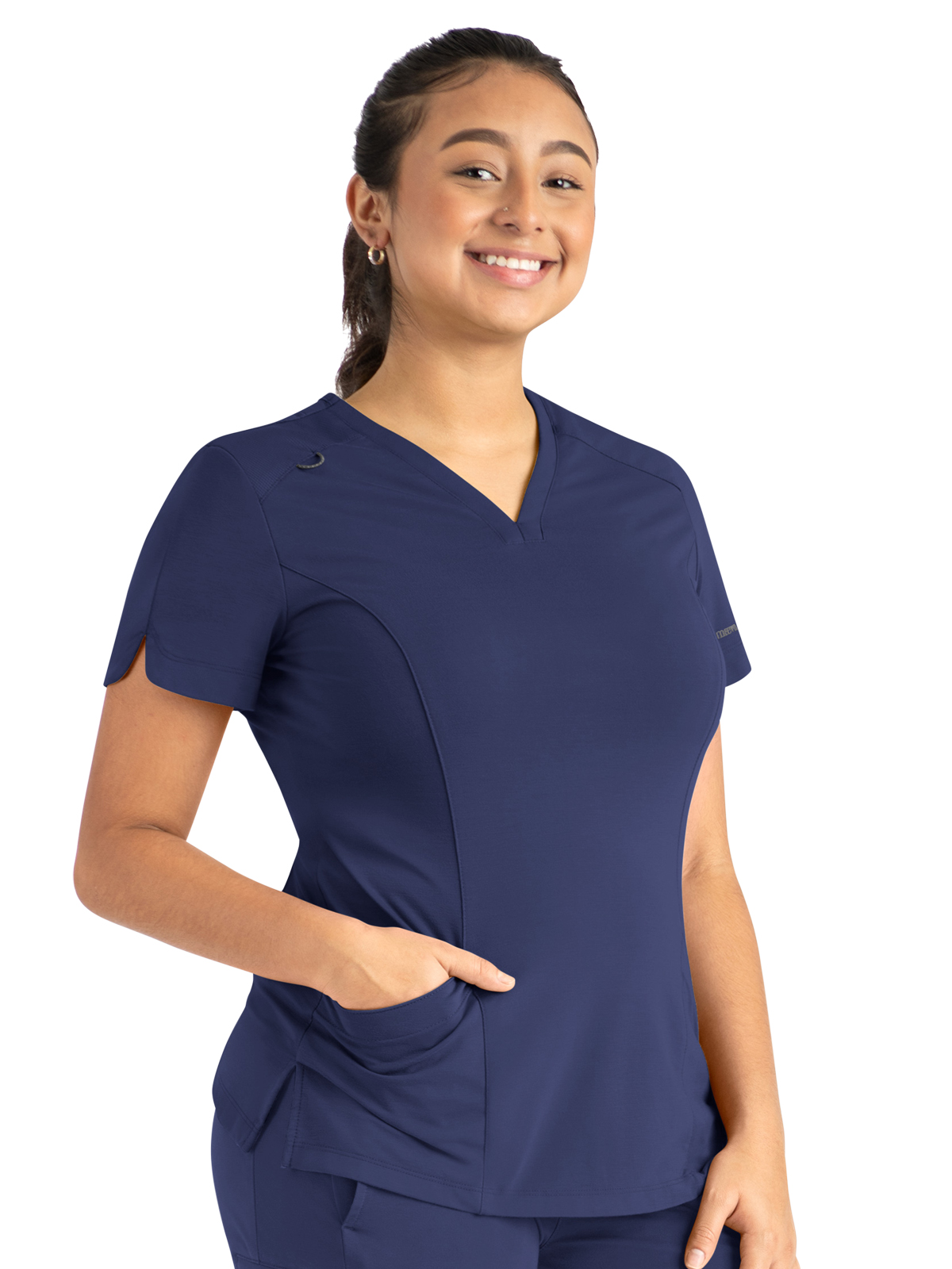 Maevn - Focus - Women's Two-Pocket Tulip-Neck Top 15